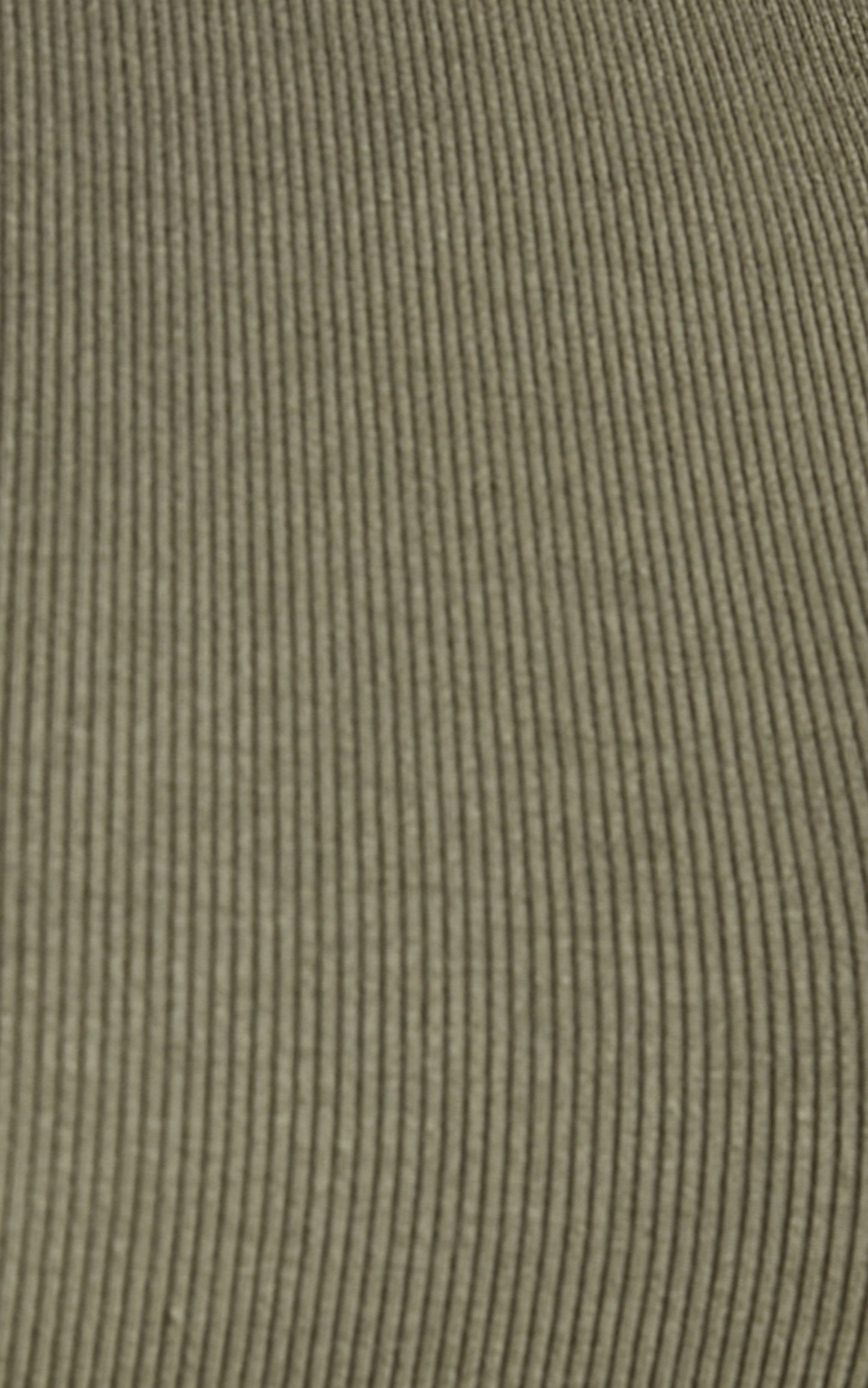 Billa Long Sleeve Ribbed Bodysuit in Khaki