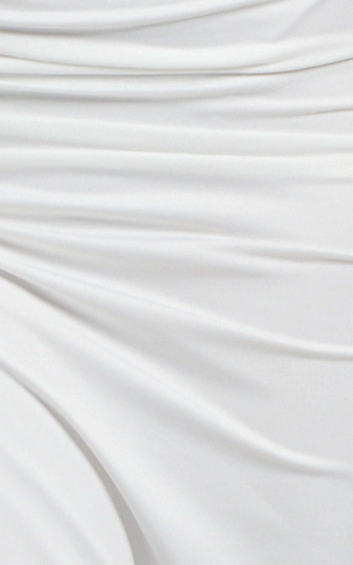 Vanessa Slinky Ruched Two Piece Set in White