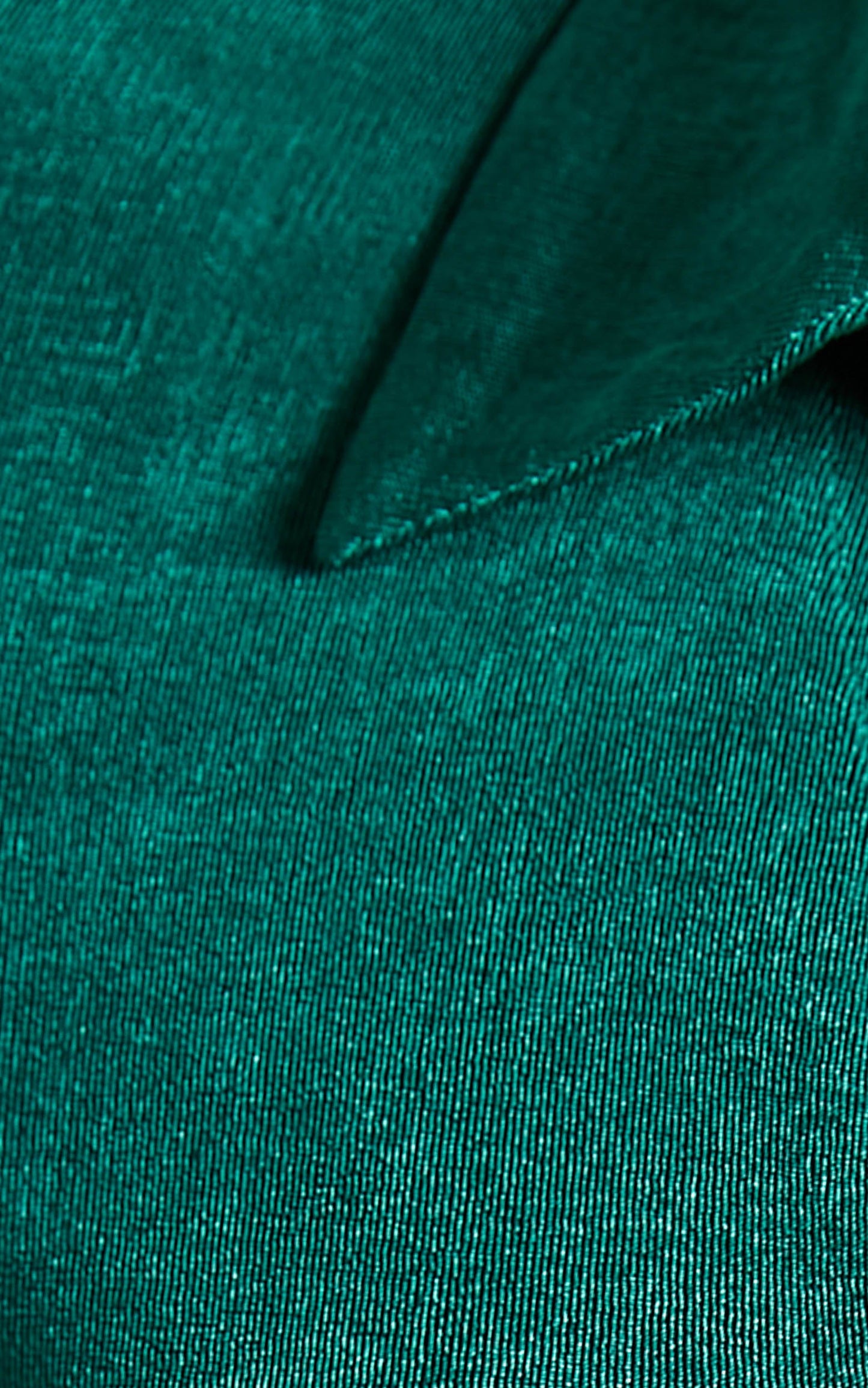Juana Top - Ruched Long Sleeve Button Up Top in emerald