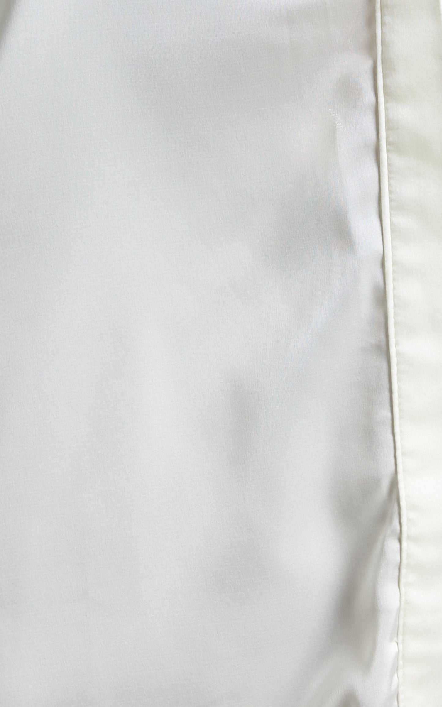 Matheresa Shirt - Oversized Button Up Satin Shirt in Ivory