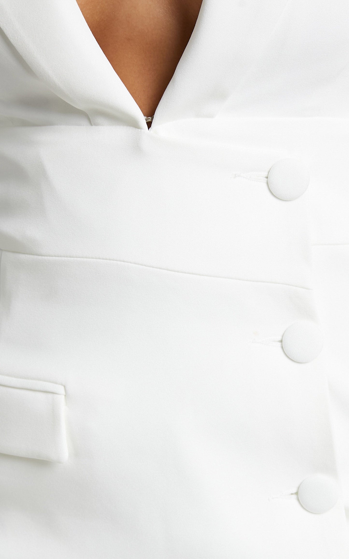 Runaway The Label - Balia Blazer Dress in White