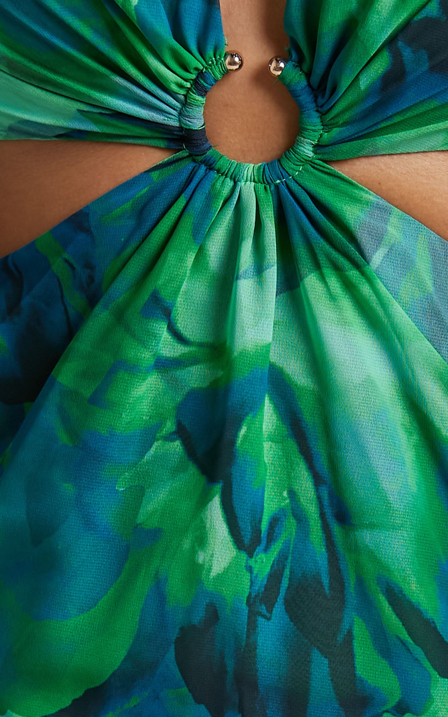 Runaway The Label - Calista Ring Dress in Green