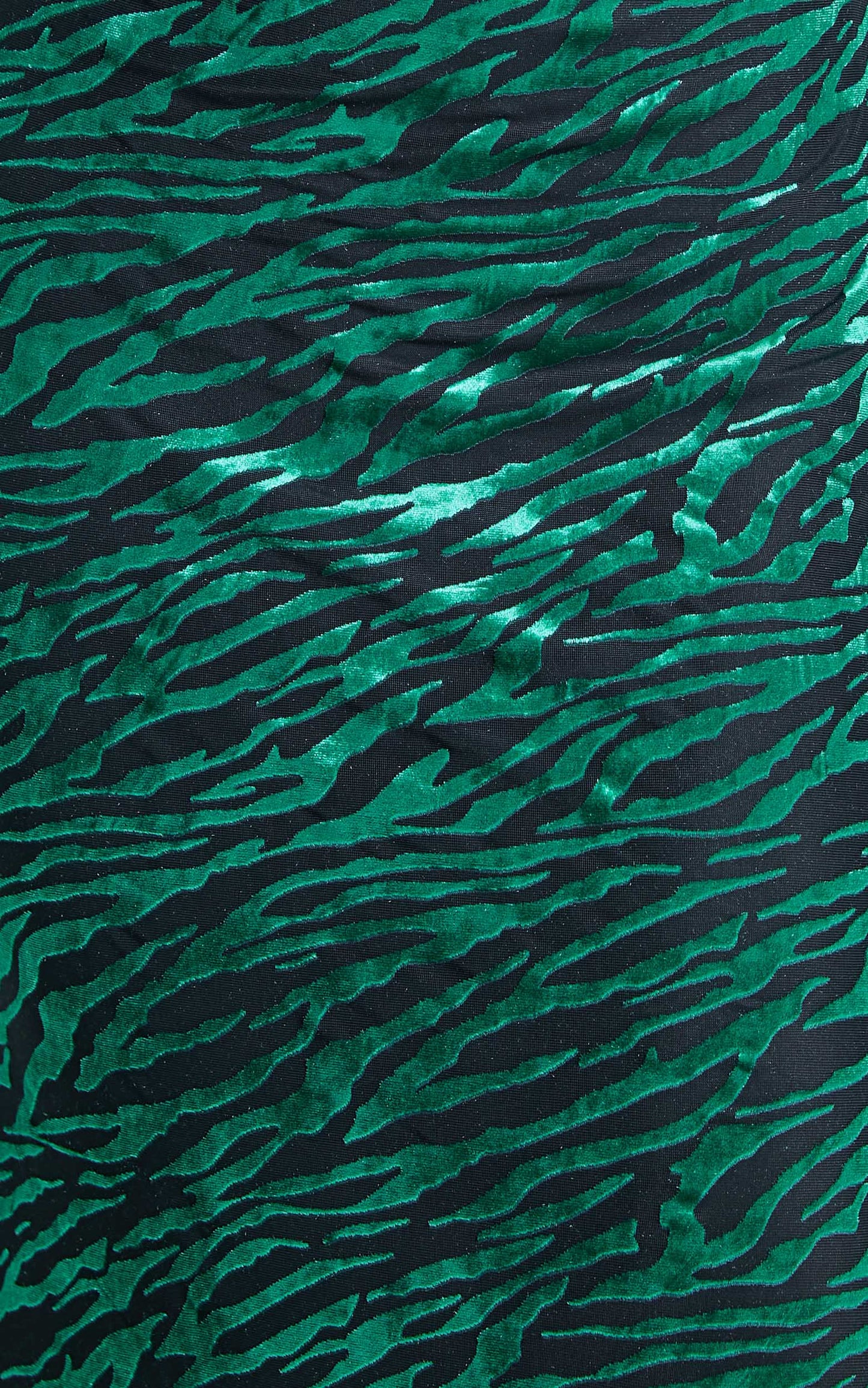 Runaway The Label - Lionell Dress in Emerald Zebra
