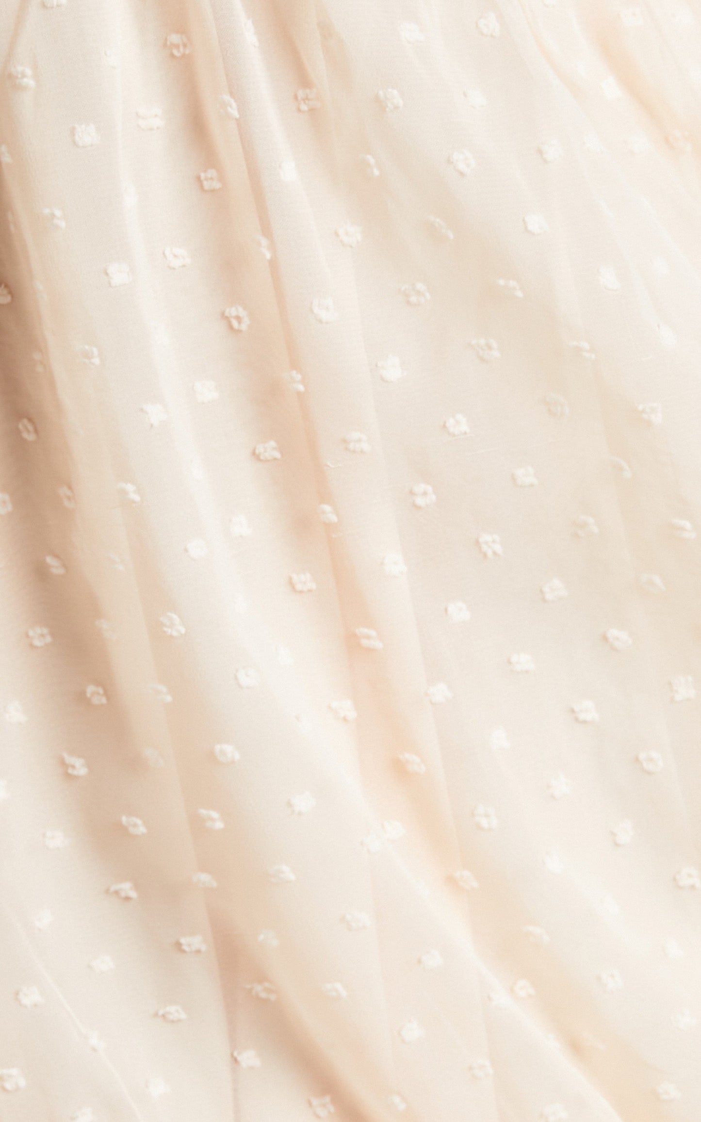 Sancha Mini Dress - Long Sleeve Frill Dress in Cream