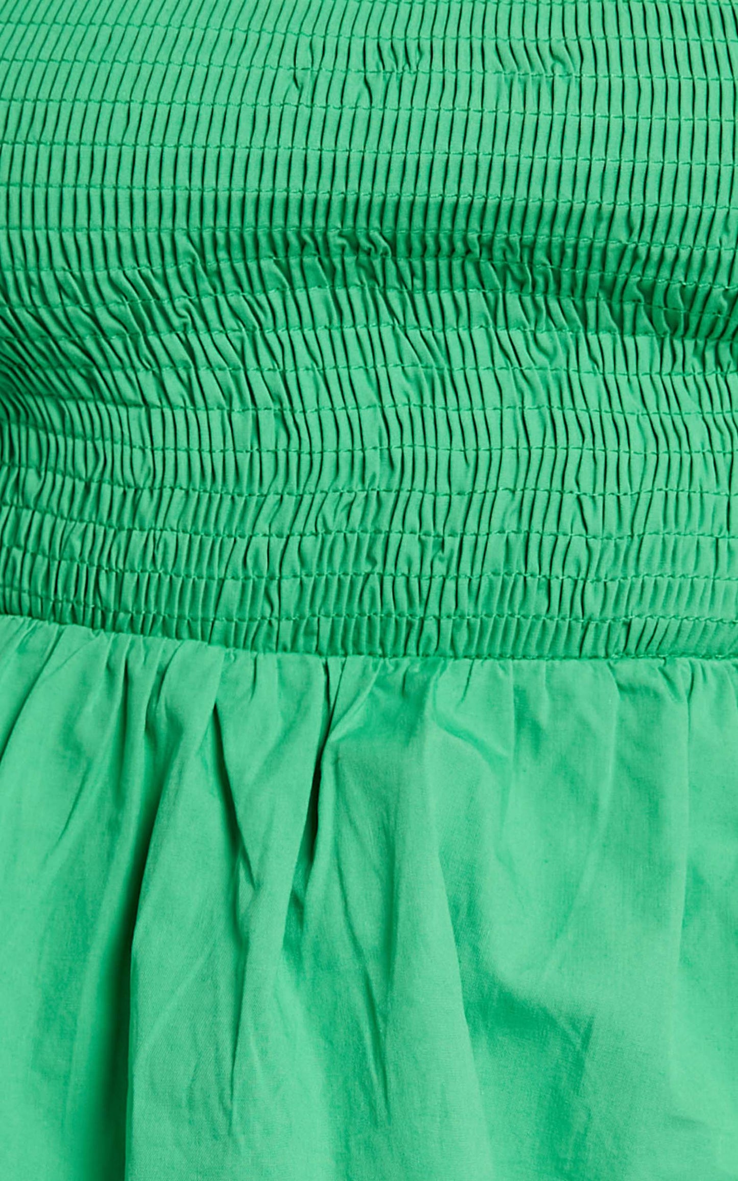 Vera Puff Sleeve Top in Green