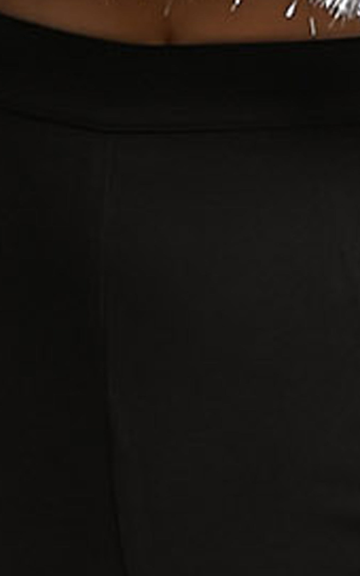 Andriya Pants - High Waisted Fitted Kick Flare Pants in Black