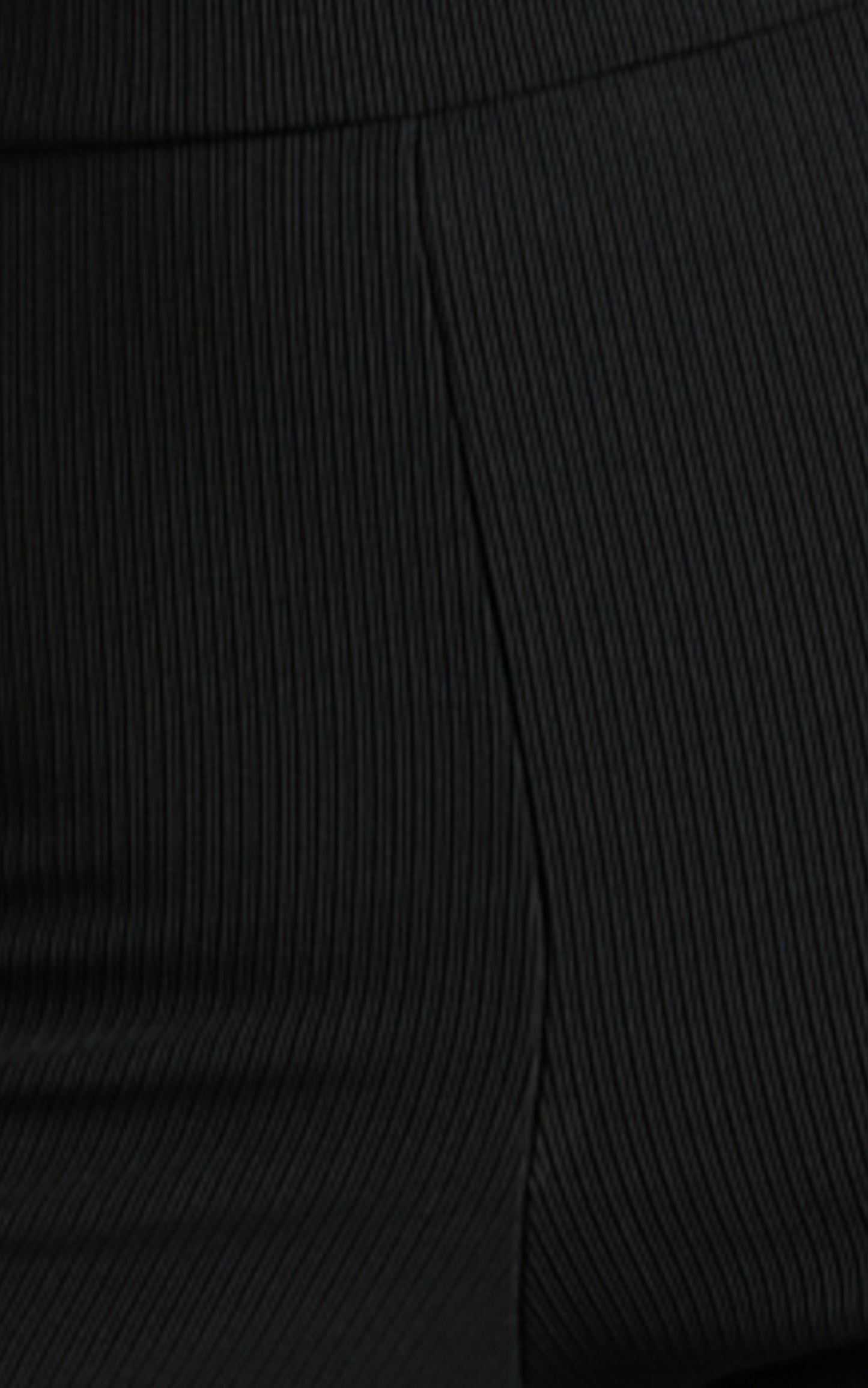 Smythe Leggings - High Waisted Front Hem Split Leggings in Black