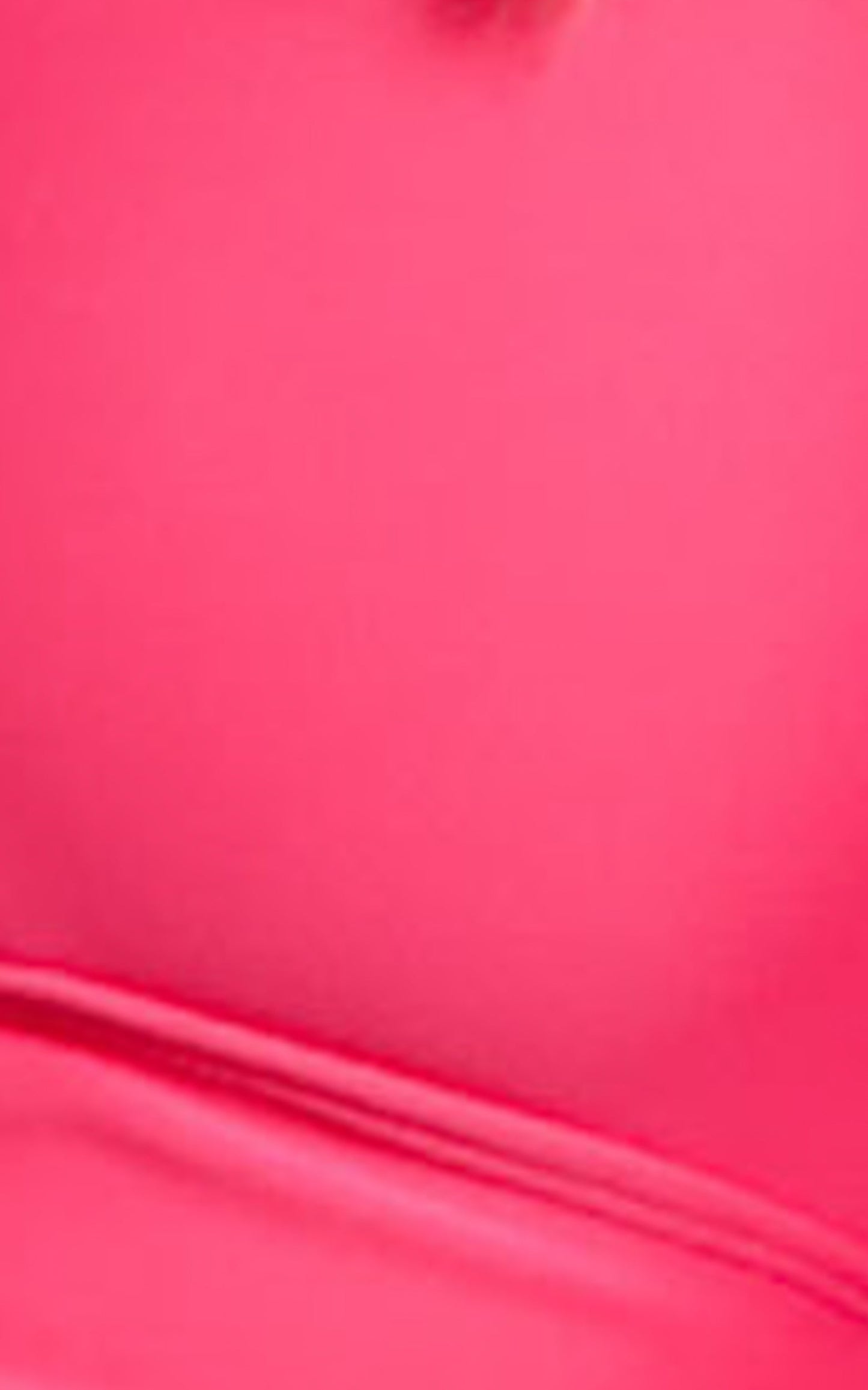 Recycled Nylon Guinevere Cut Out Bikini Top in Hot Pink