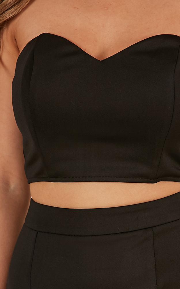 Sweet Delights Two Piece Set In Black