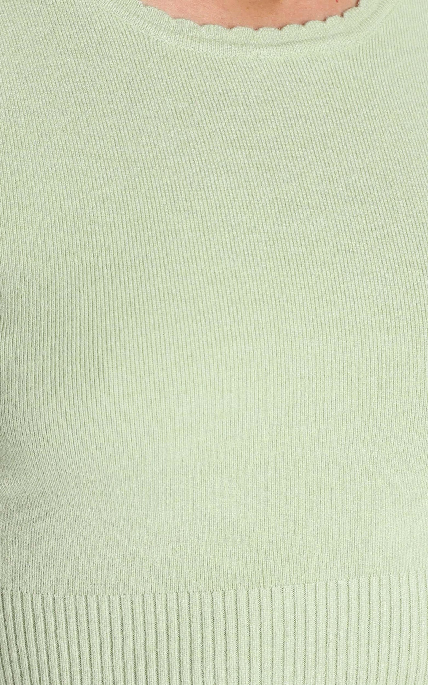 Amare Knit Top in Sage