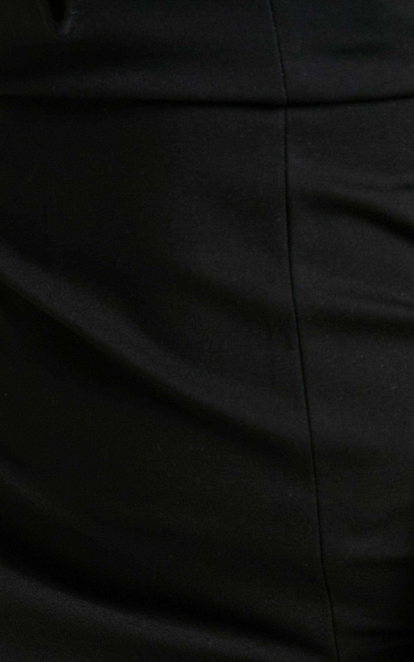 Abella Midi Dress - Strapless Sweetheart Bust Plunge Neck Dress in Black