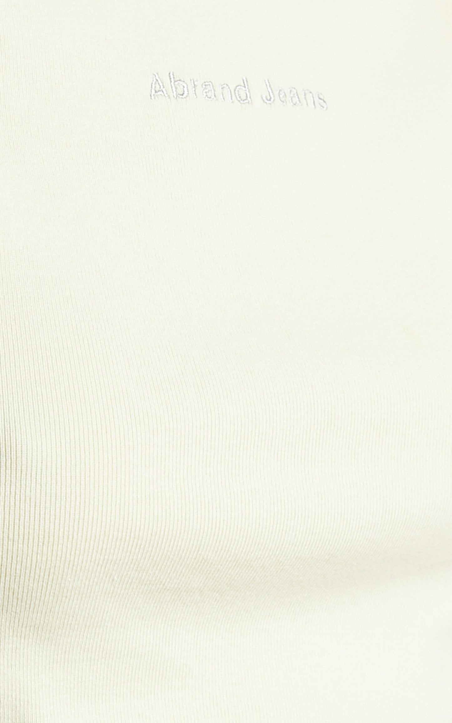 Abrand - 90's Crop Tee in Butter