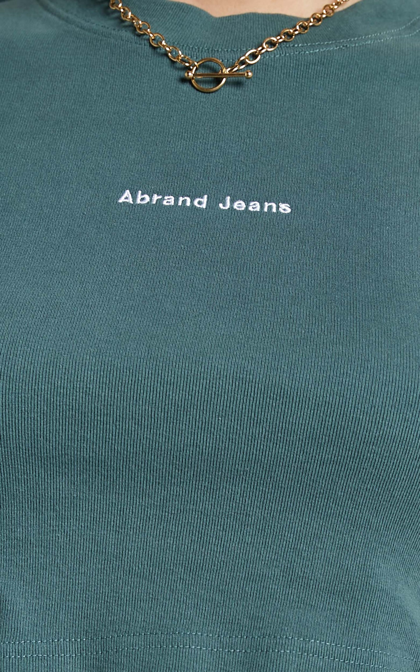 Abrand - A 90's Crop Tee in 90s Green
