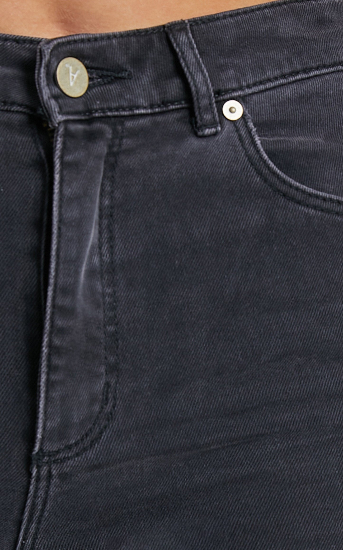 Abrand - A High Skinny Ankle Basher Jean in Graphite