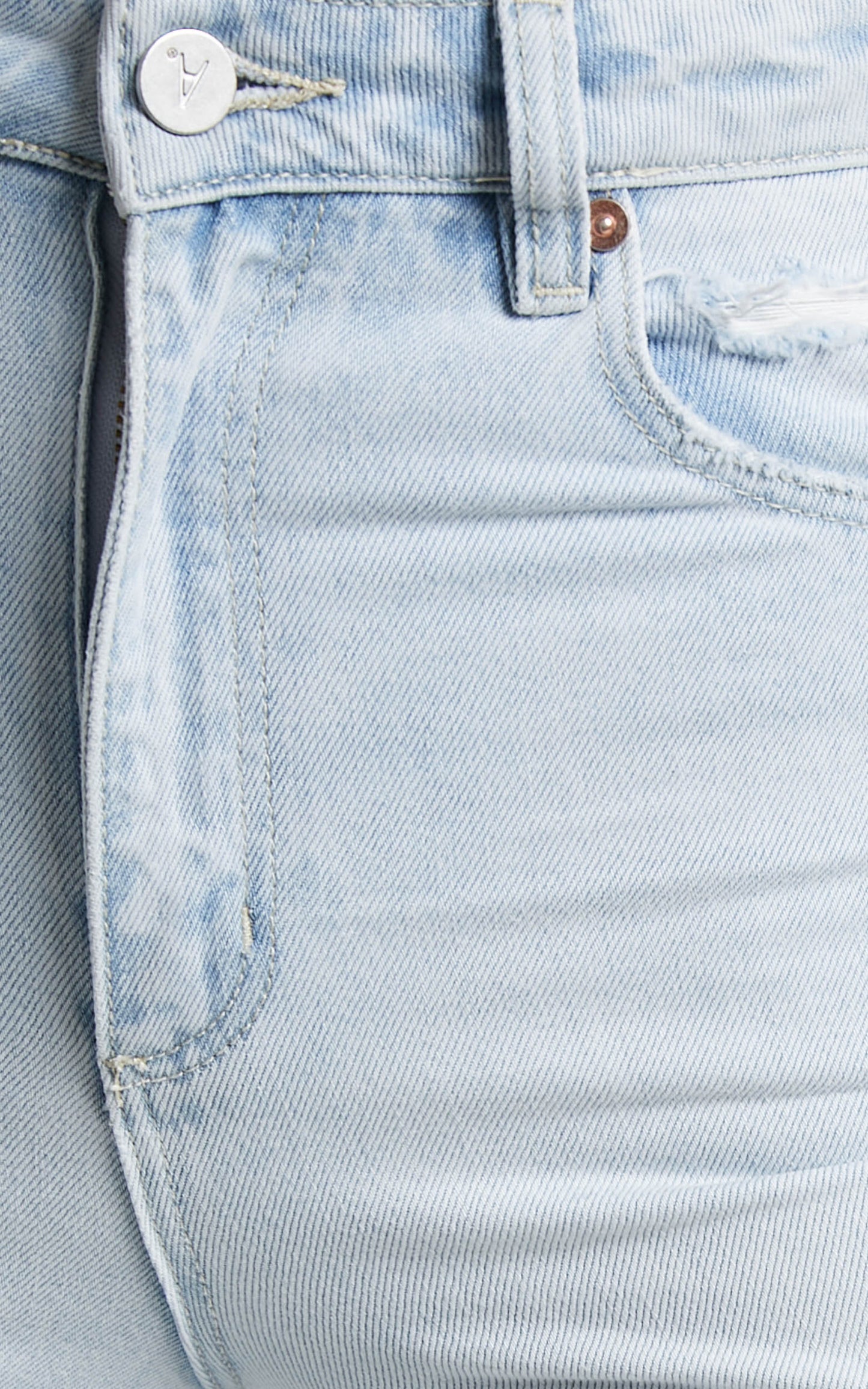 Abrand - A '94 High Straight Millie Rip Jean in BLEACHED VINTAGE BLUE