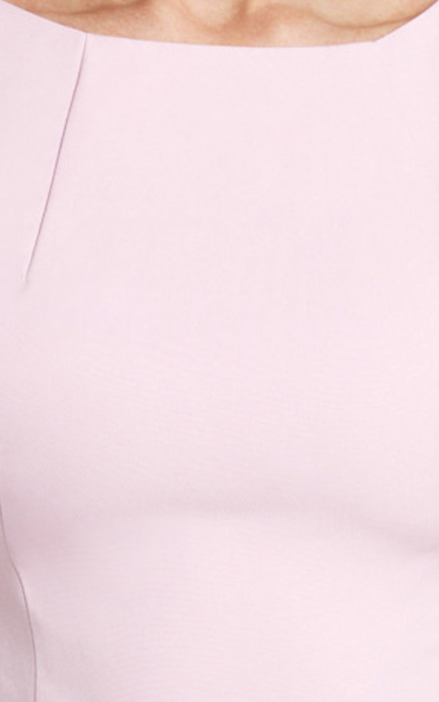 Adela Top - Boat Neck Cap Sleeve Top in Pale Pink