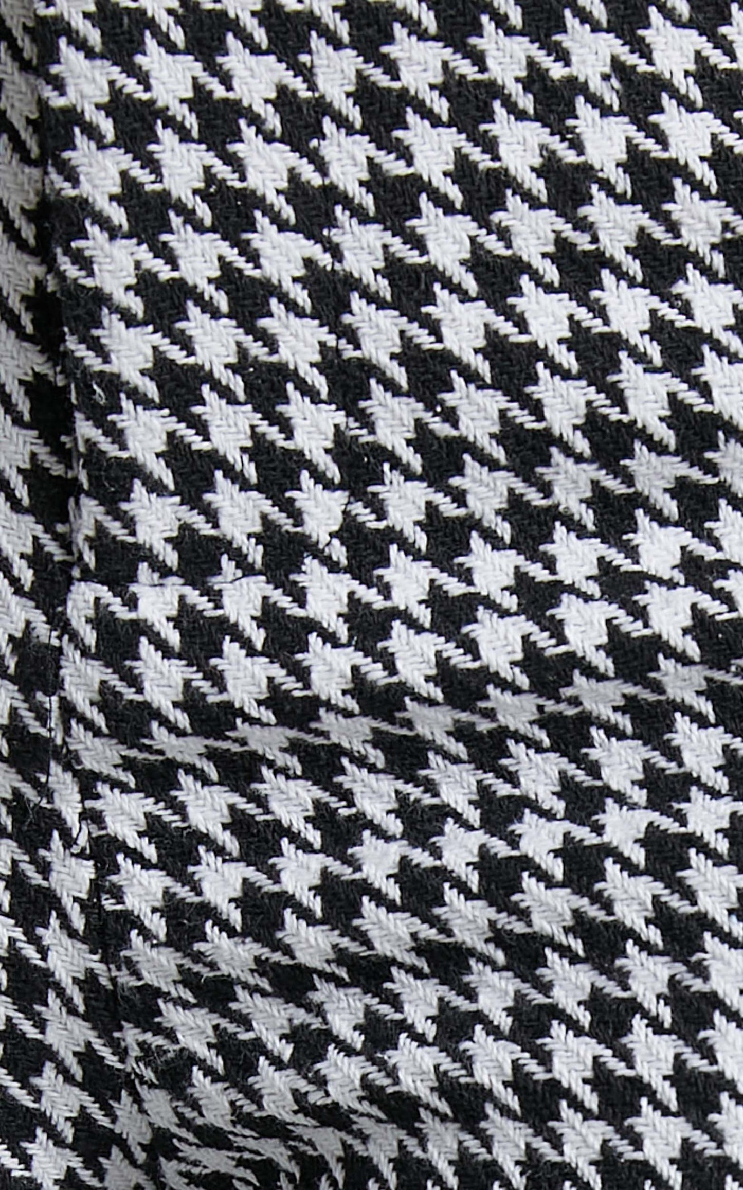 Adelaide Two Piece Set - Crop Top and Pants Set in Houndstooth