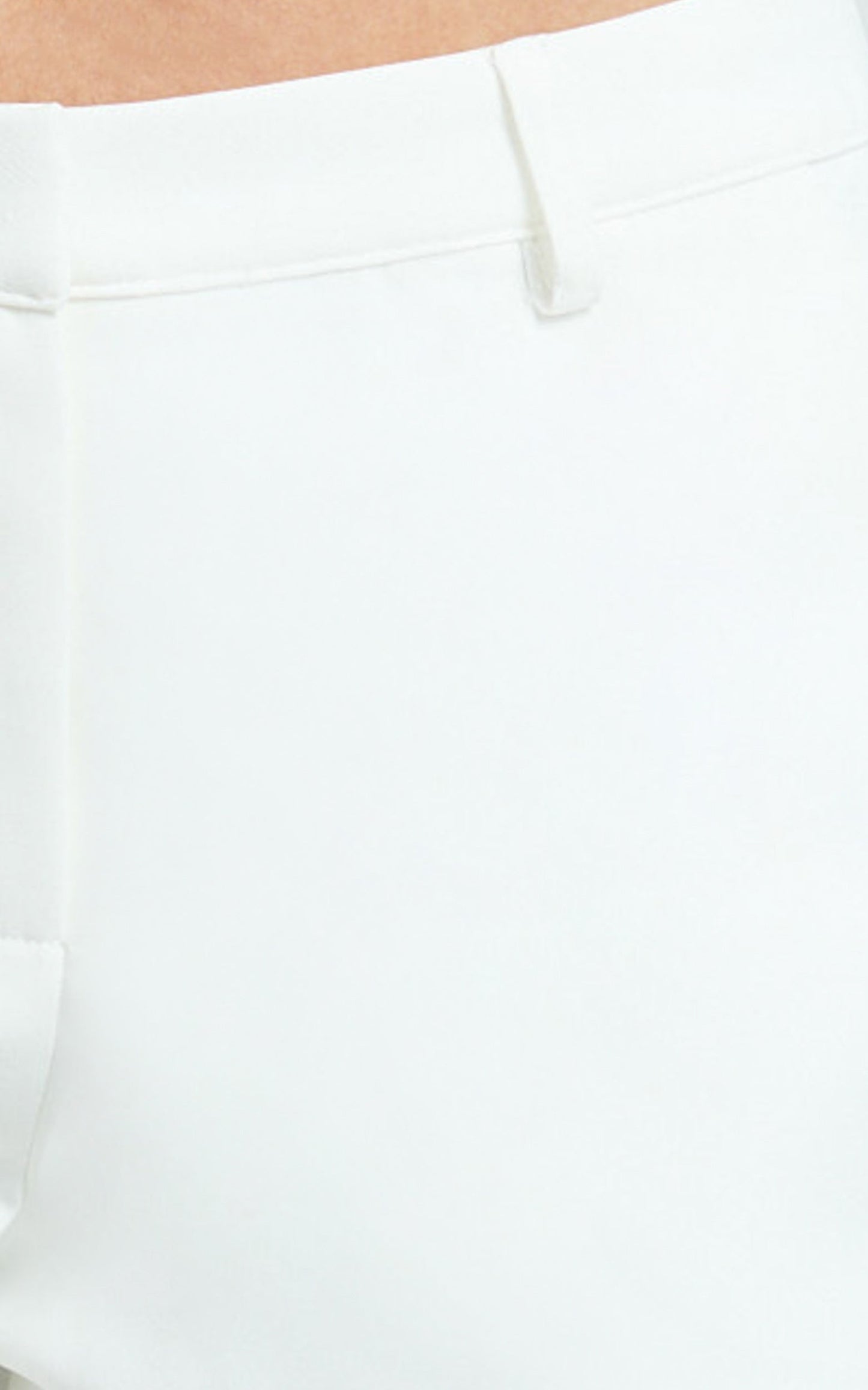 Aimee Shorts - Side Pocket Short Shorts in White