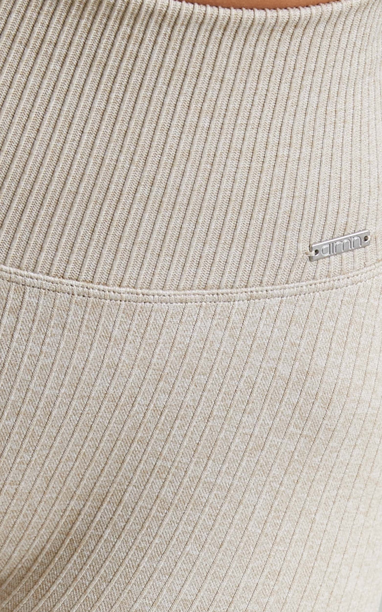 Aim'n - RIBBED SEAMLESS SINGLE STRAP BRA in Beige