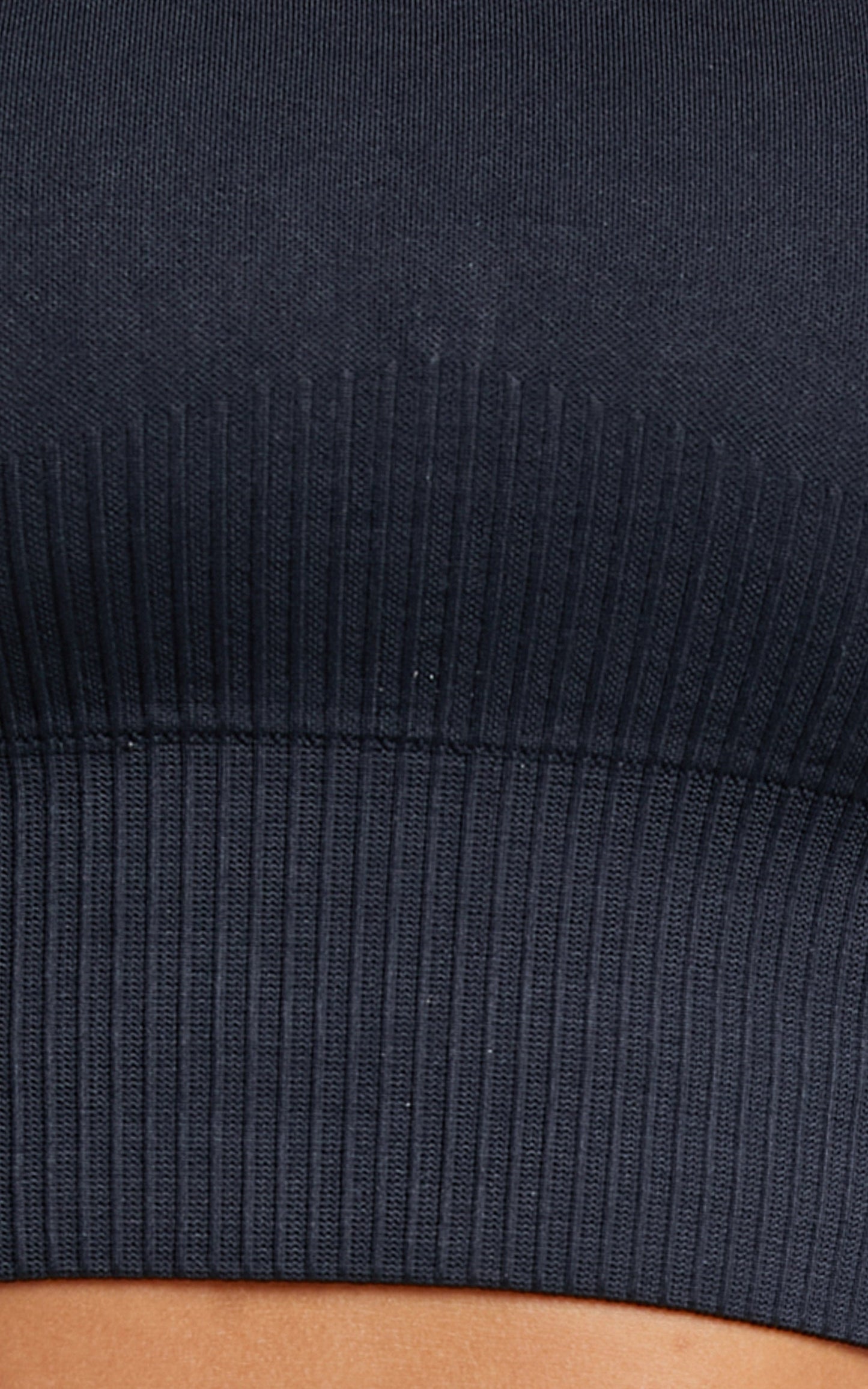 Aim'n - HIGH SUPPORT RIBBED BRA in Black