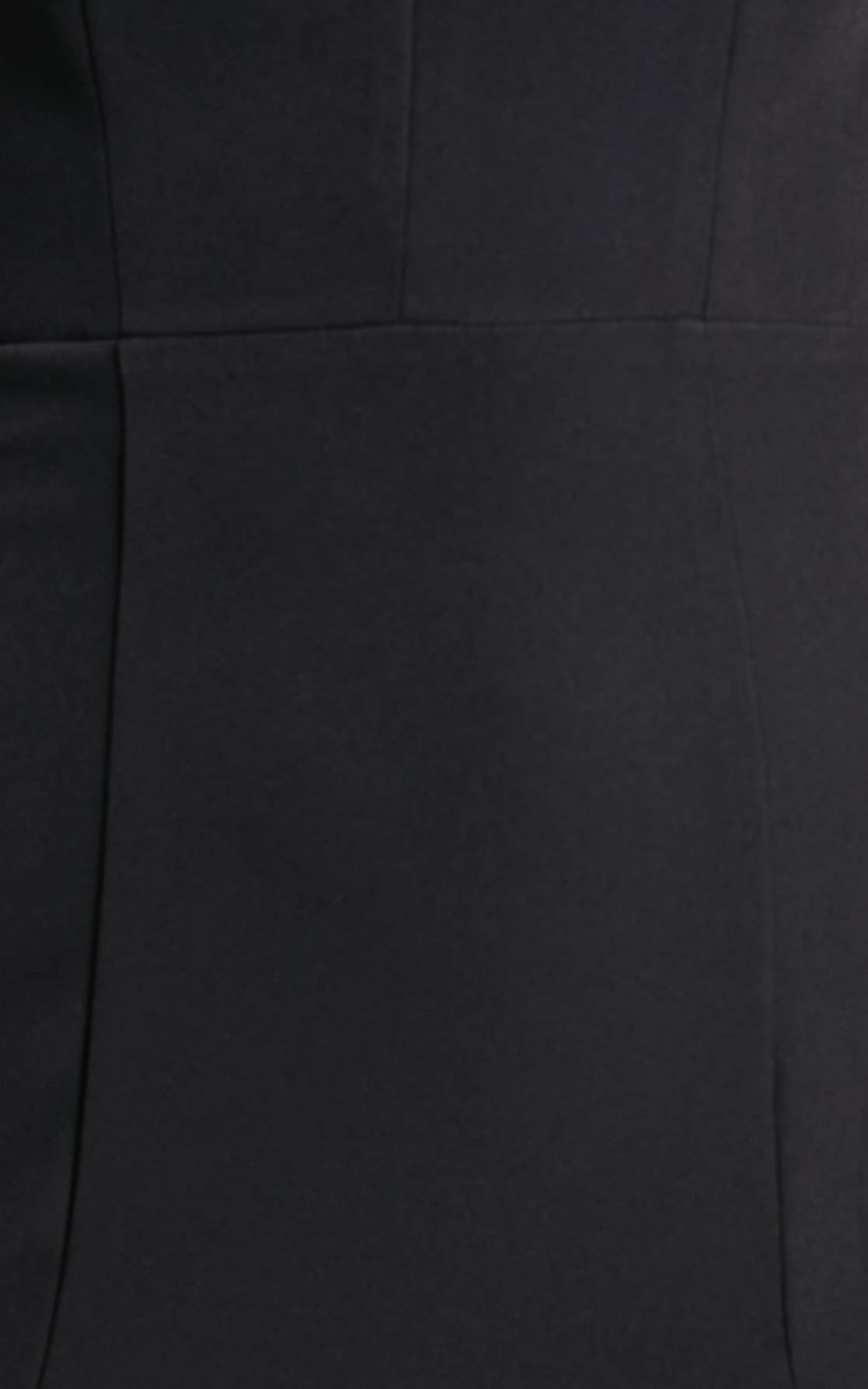 Alesti Midi Dress - Tie Shoulder Plunge Neck Dress in Black