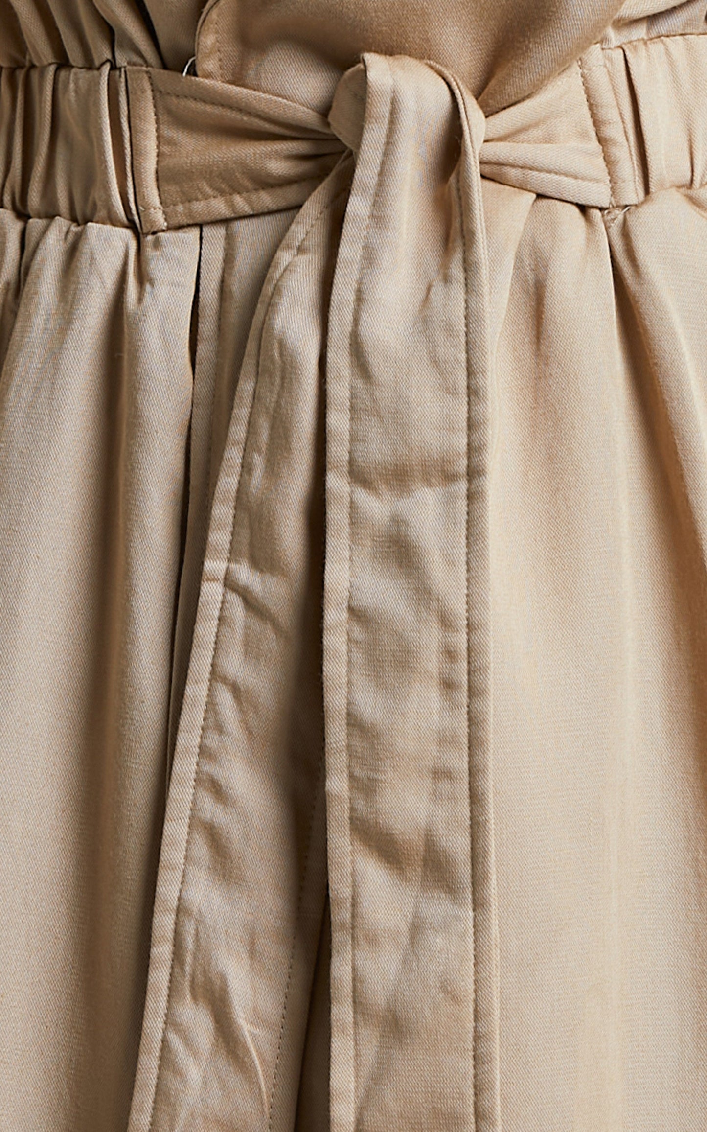 Amalie The Label - Monimonie Linen Look Blend Trench Coat in Natural