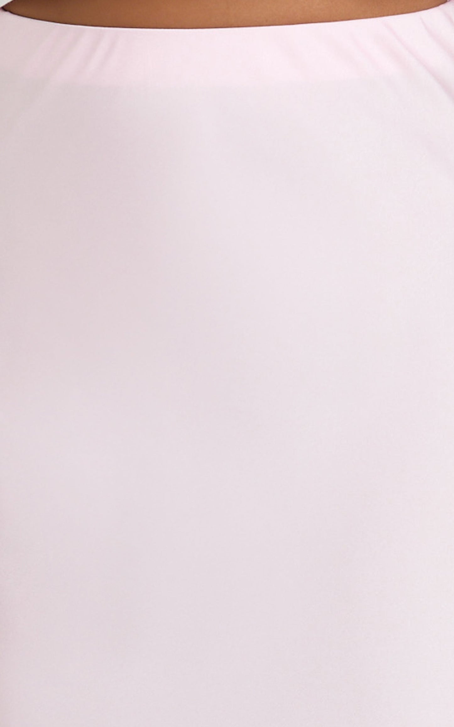 Amari Maxi Skirt - High Waisted Bias Cut Skirt in Baby Pink