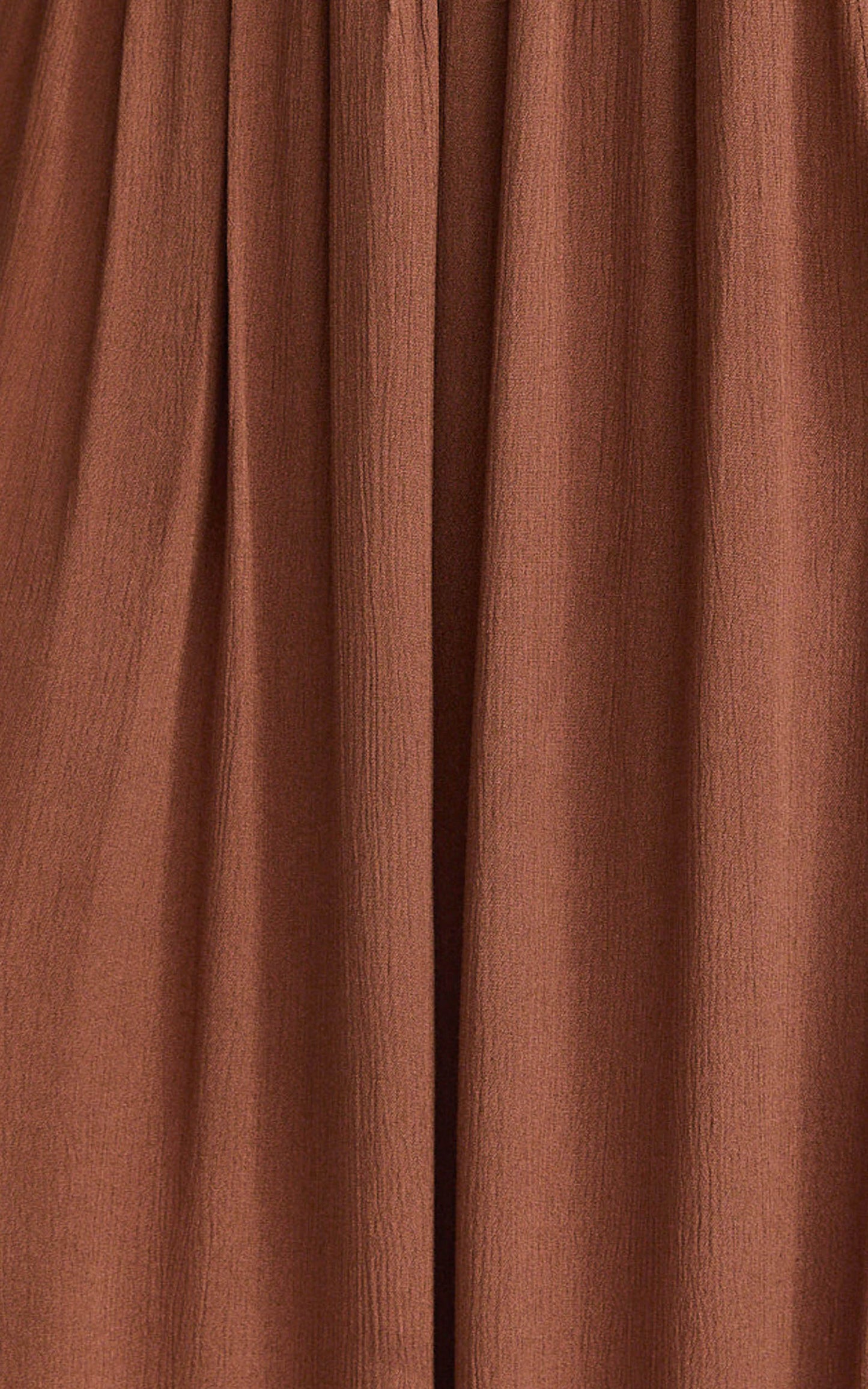Anessa Maxi Skirt - Elastic Waist Maxi Skirt With Thigh Split in Mocha