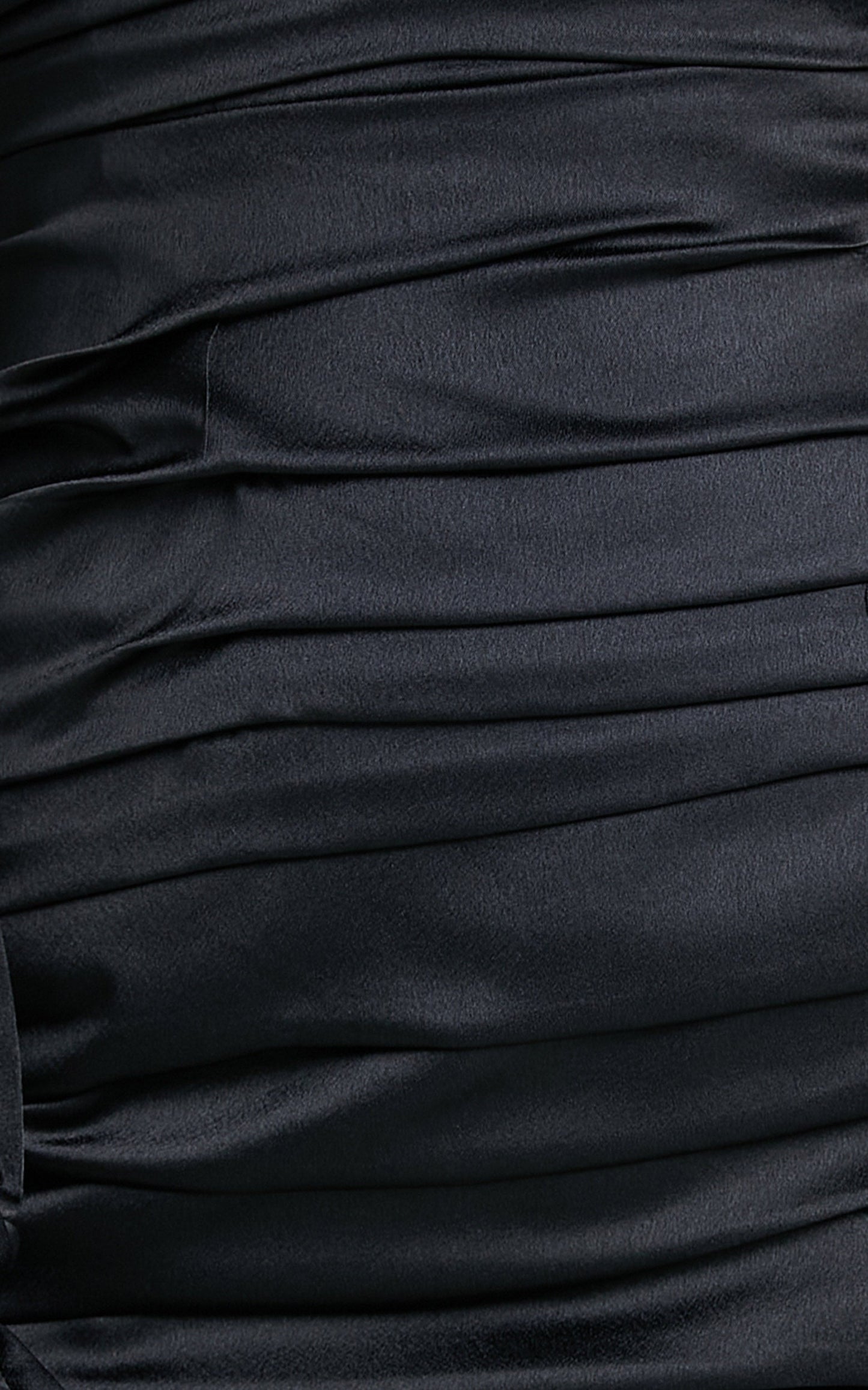 Arianne Off Shoulder Pin Tuck Mini Dress in Black