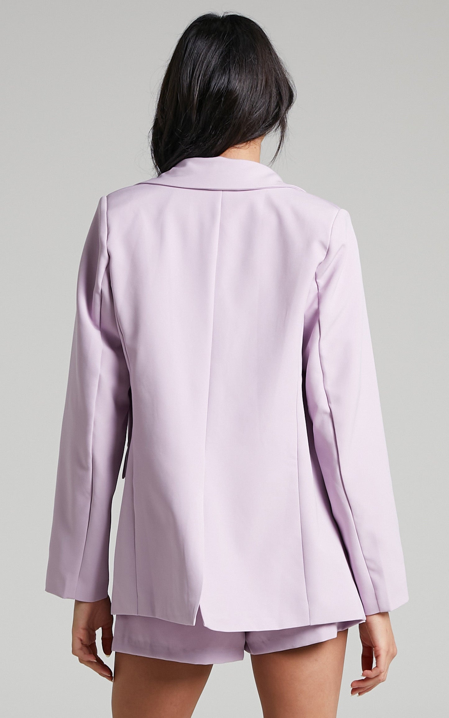Ashesha Blazer - Tailored Suiting Blazer in Lilac