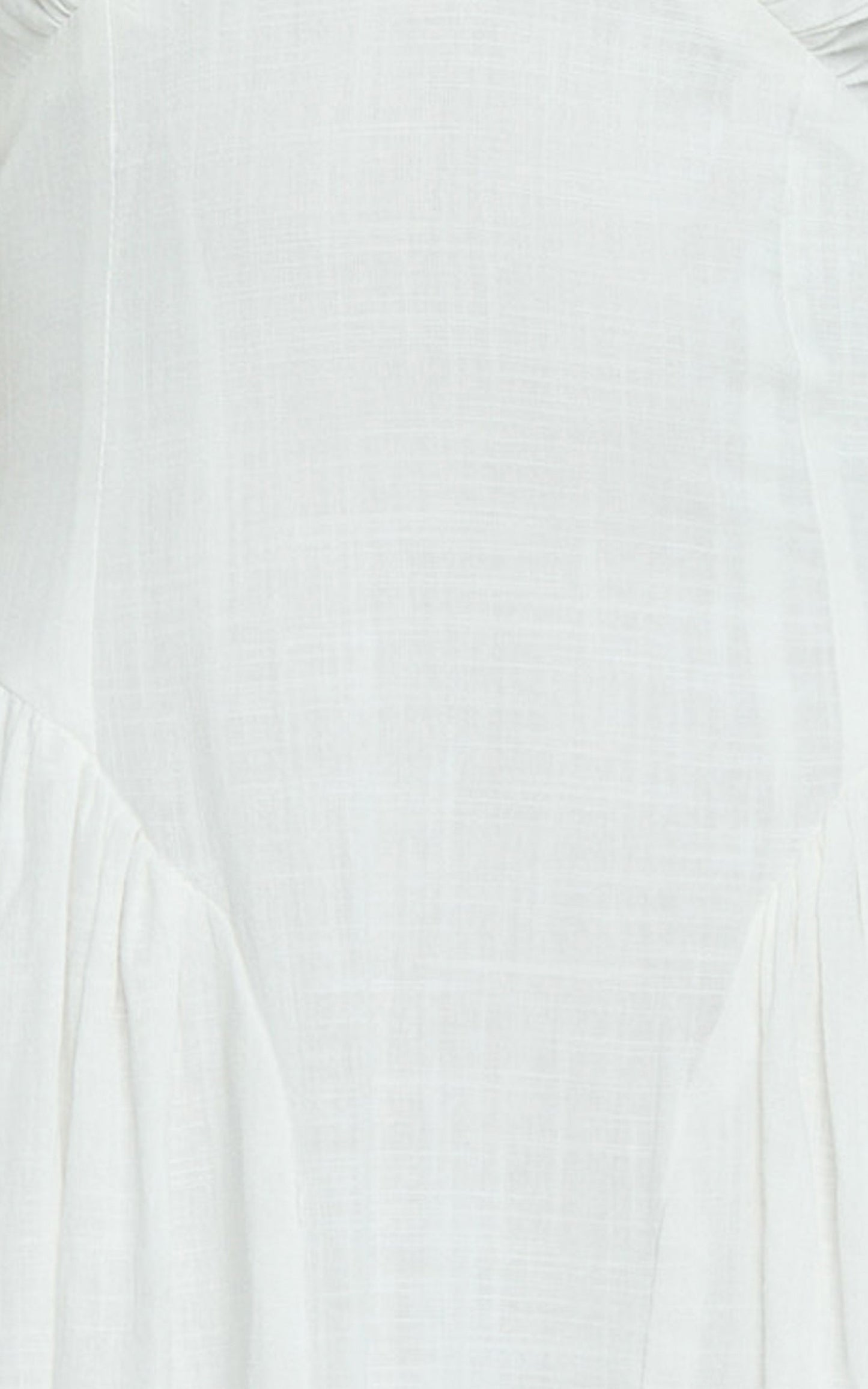 Athena Midi Dress - Halter Drop Waist Dress in White