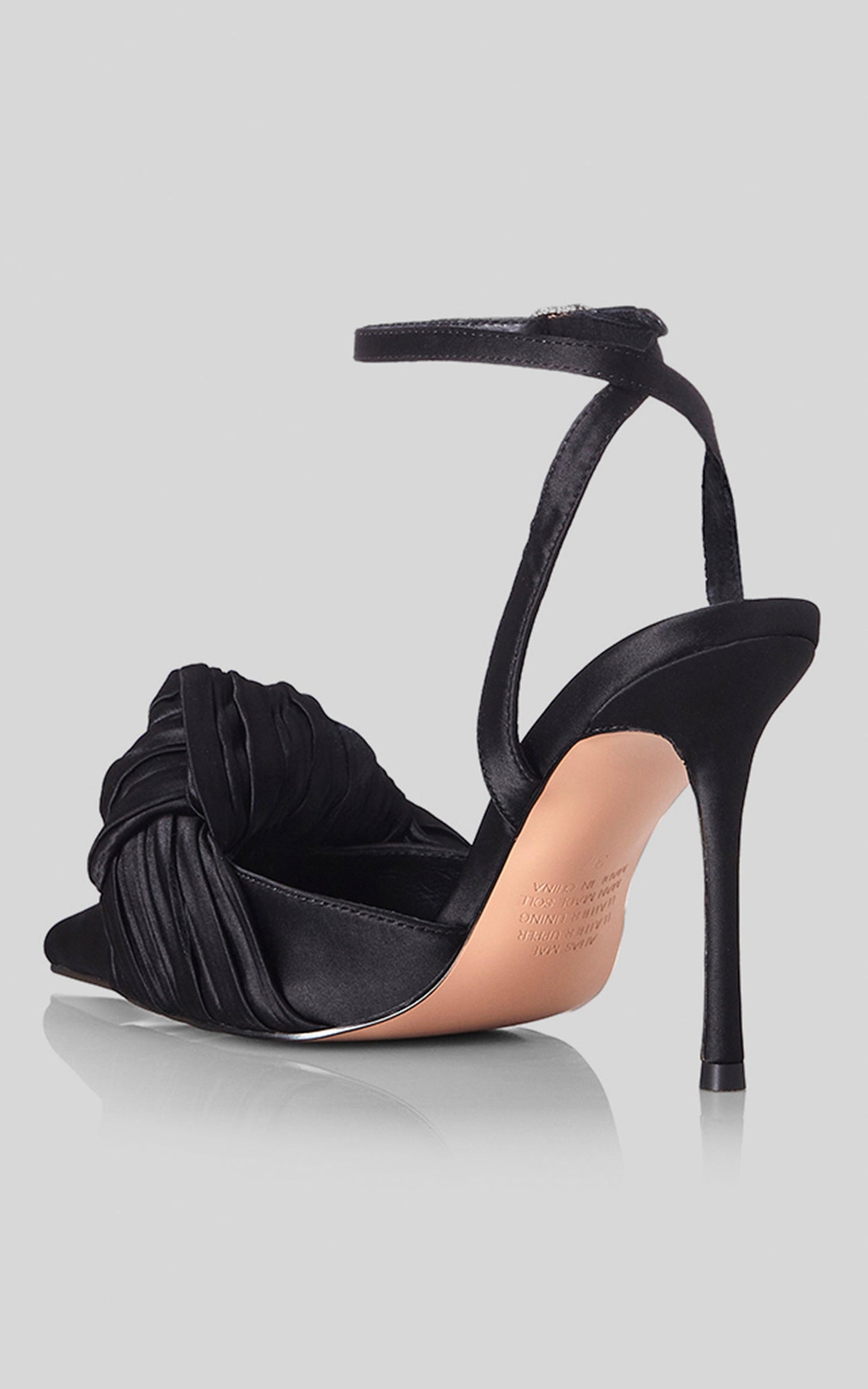 Alias Mae - Bonnie Heels in Black Satin