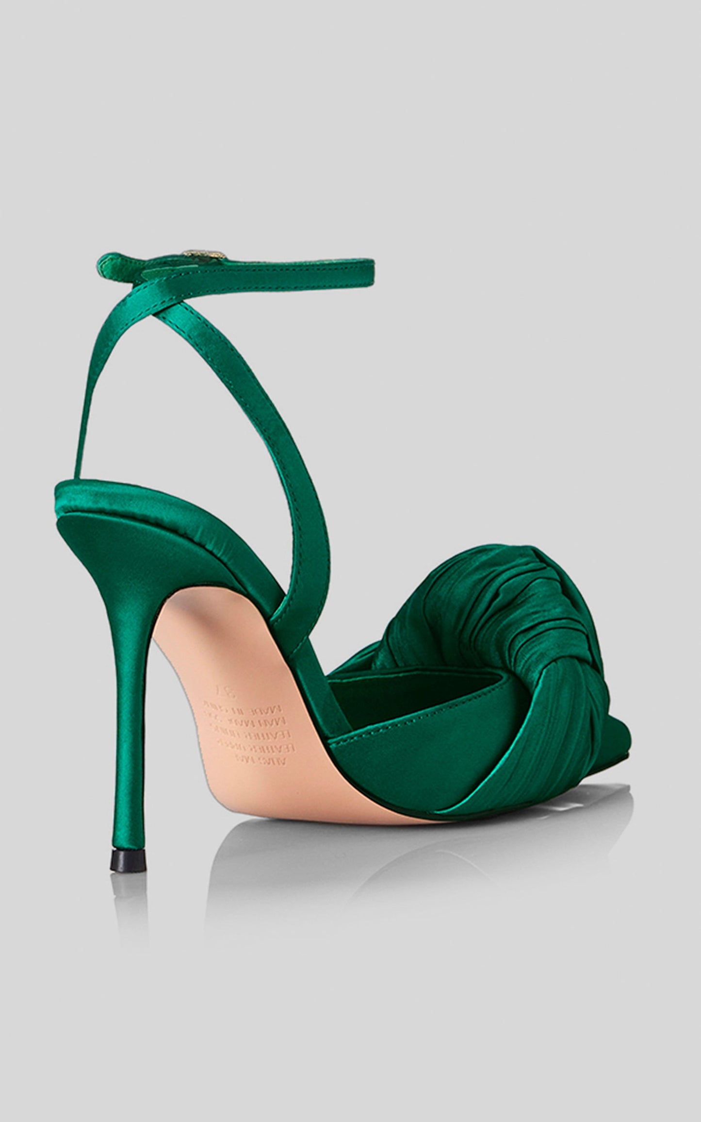 Alias Mae - Bonnie Heels in Emerald Satin