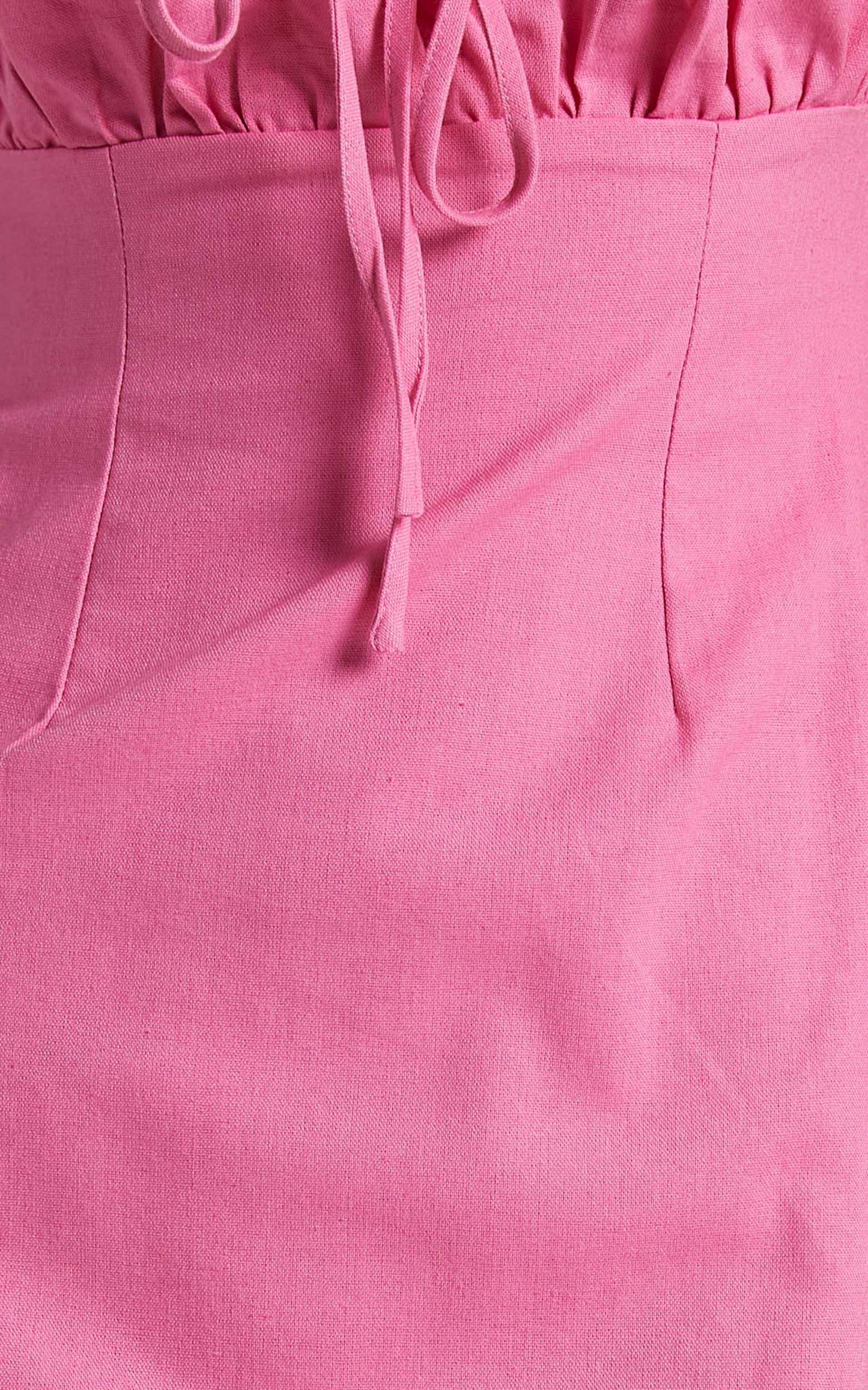 Break Free With Me Linen Blend Dress in Pink Linen Look