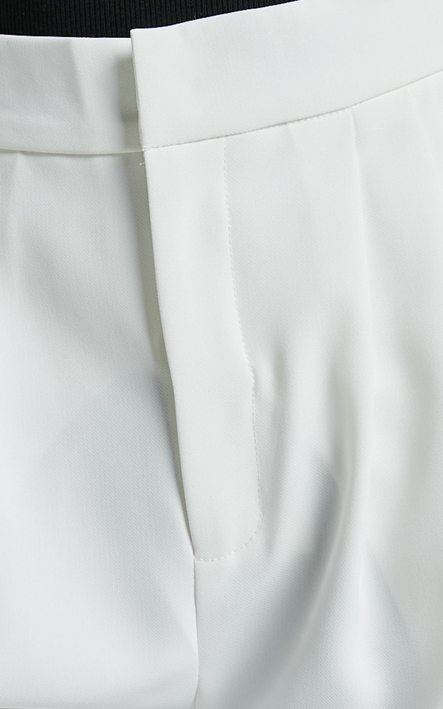 Brigette Pants - Pleated High Waisted Wide Leg Relaxed in White