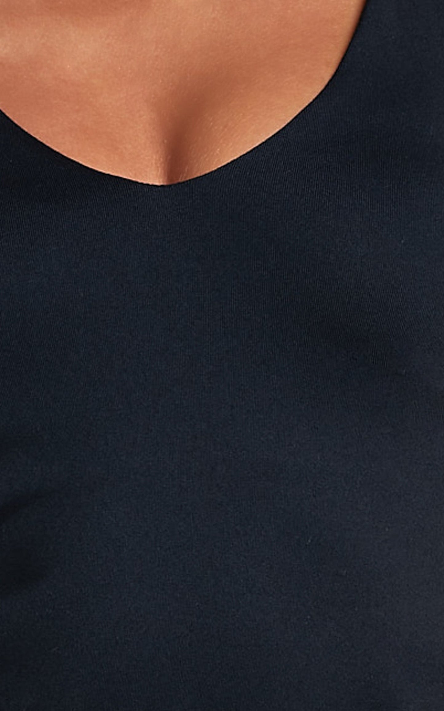 Cady Top - Scoop Neck Top in Black