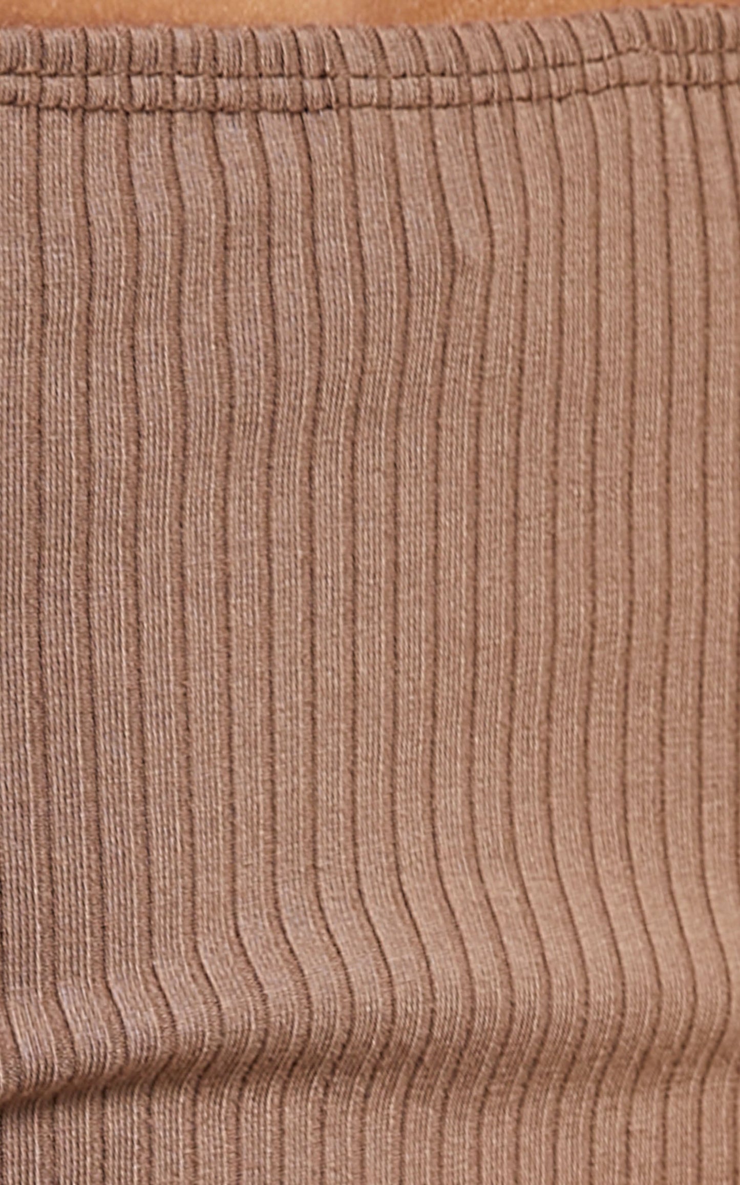 Camryn Bodysuit - Underwire Detail Bodysuit in Mocha