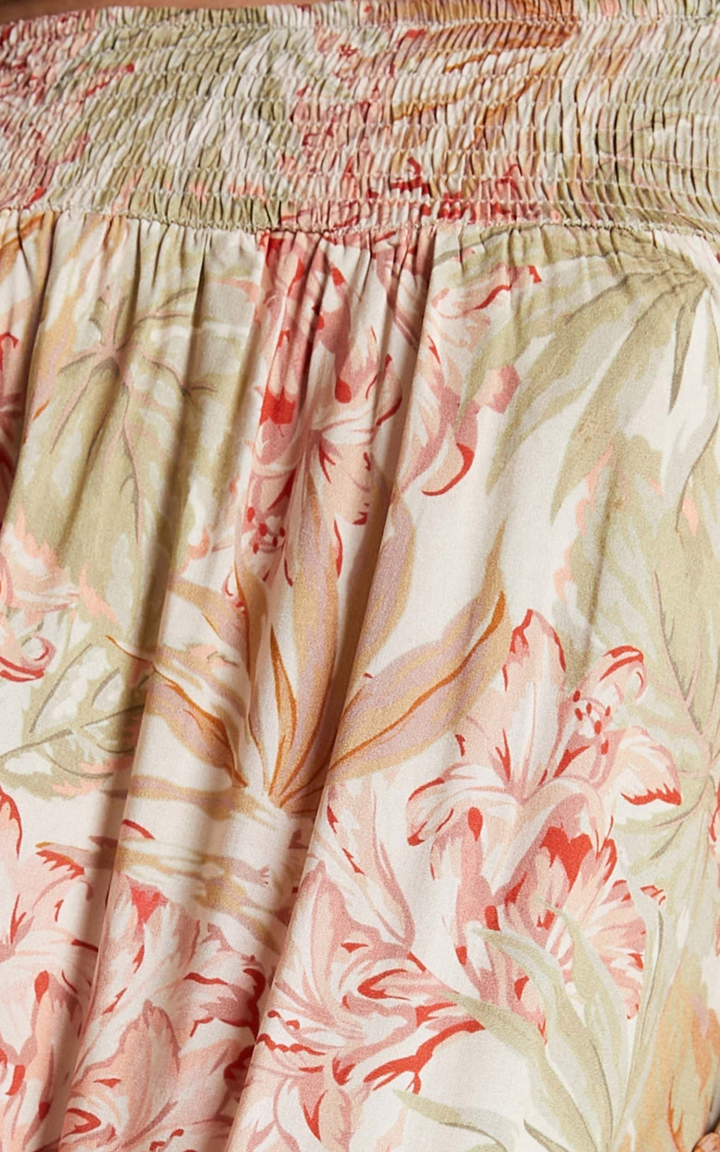 Carrie Dress in Palm Print