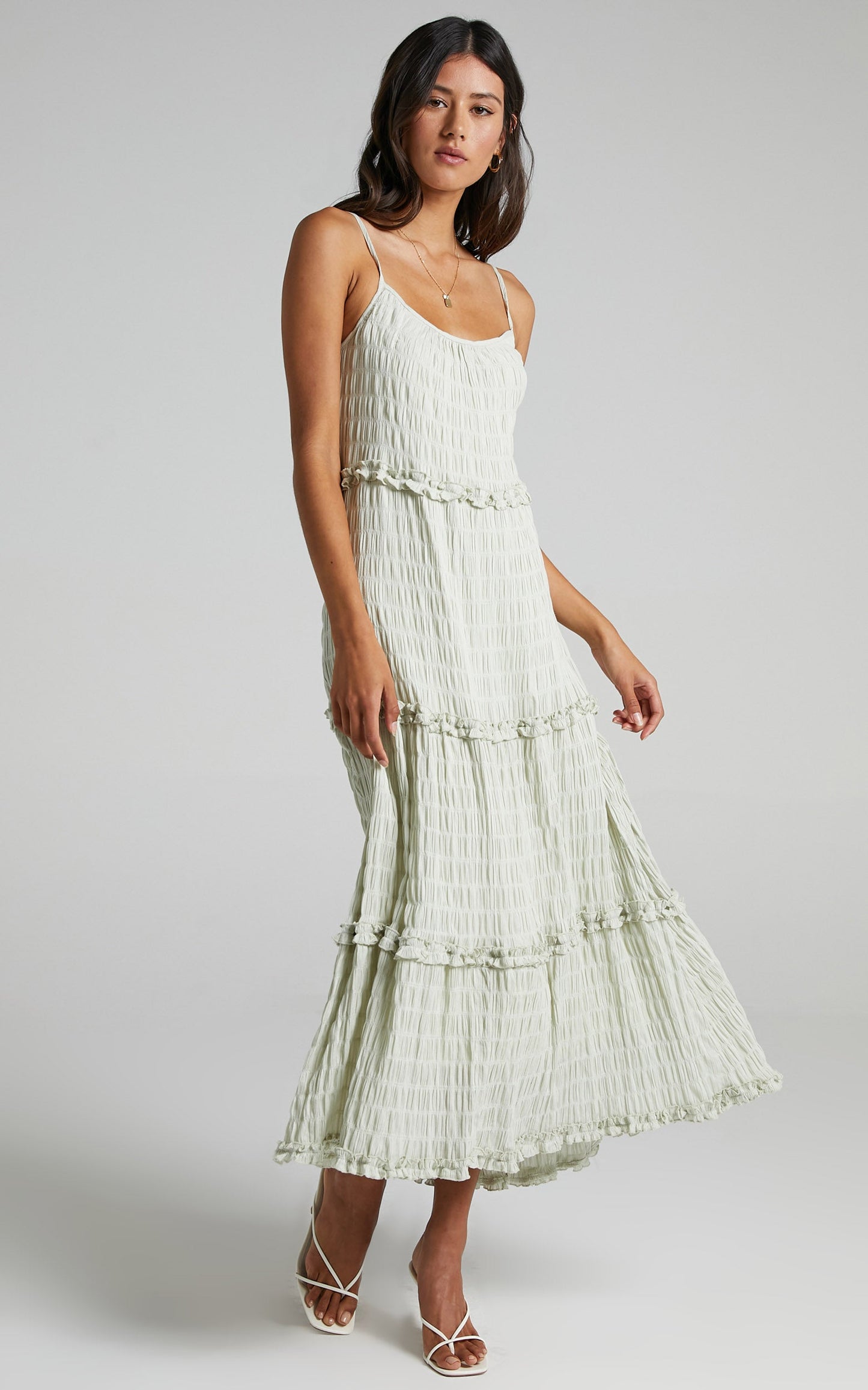 Coastal Breeze Dress in Sage