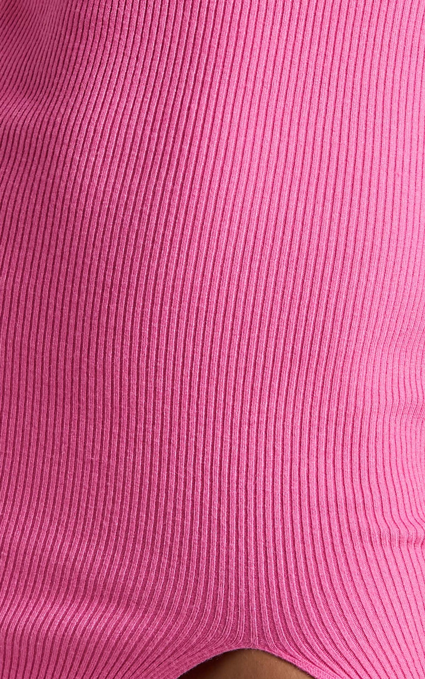 Courtie Knit Dress in Hot Pink