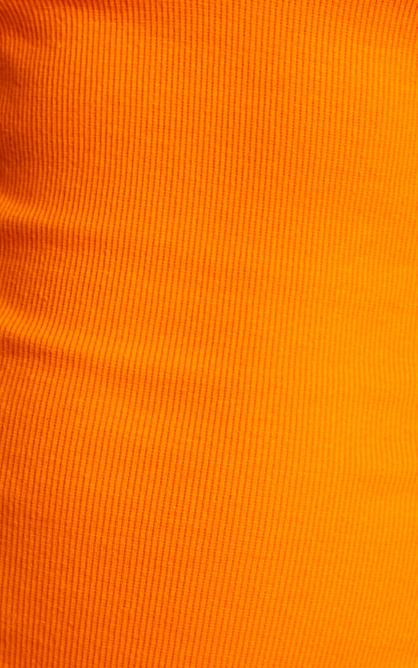 Crisanta Strappy Ribbed Mini Dress in Orange