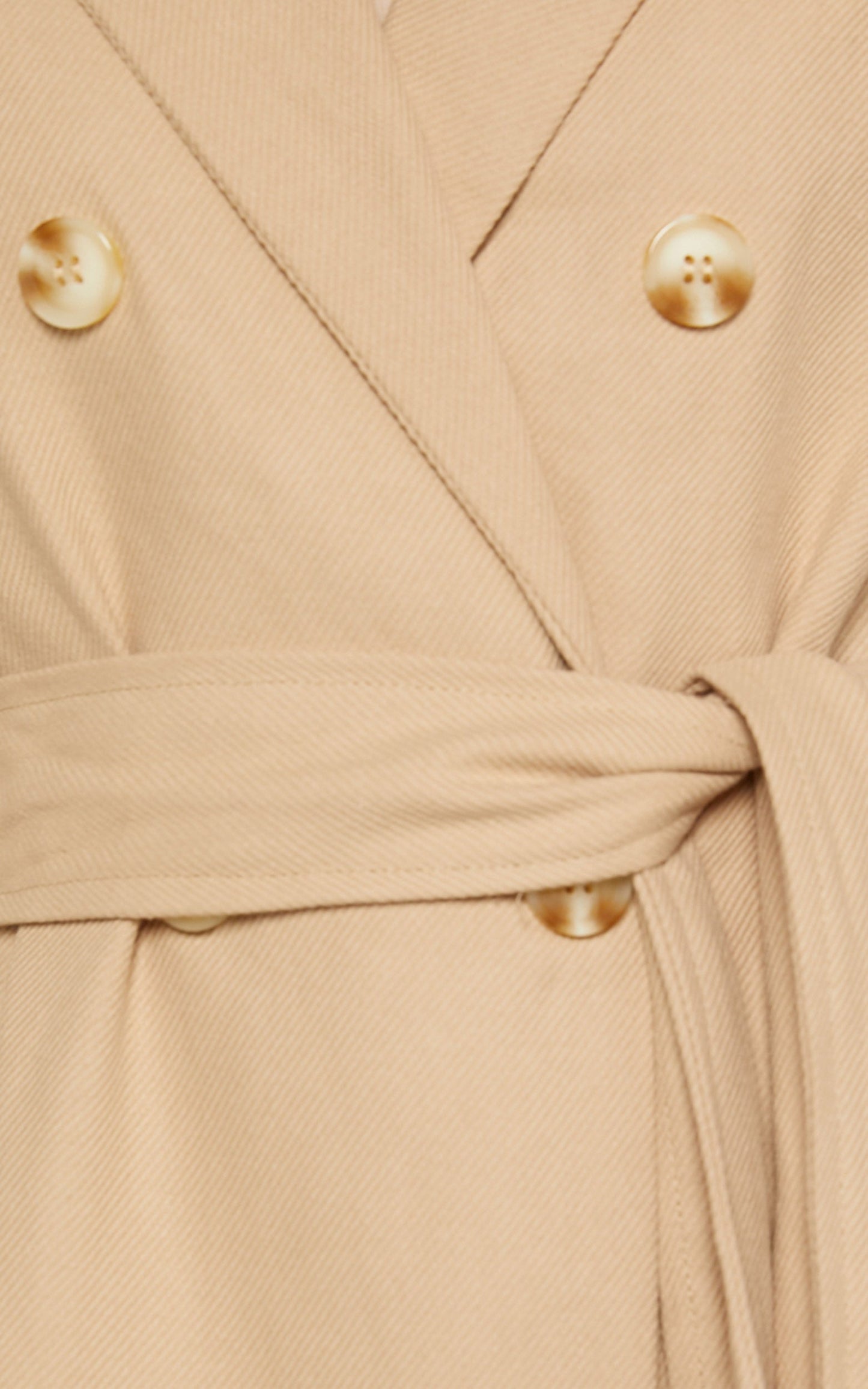 Cyrus Mini Dress - Waist Wrap Short Sleeve Blazer Mini Dress in Stone
