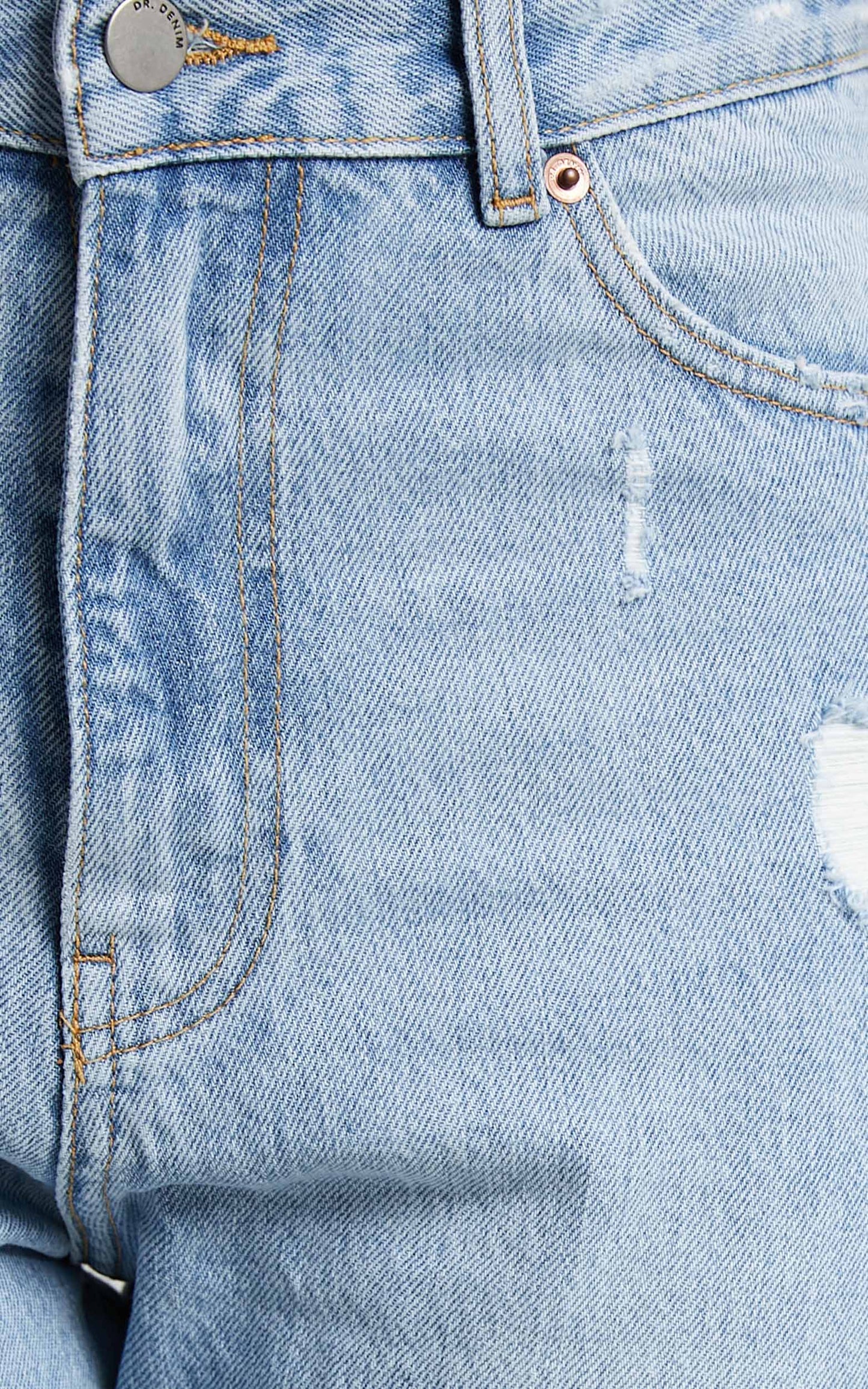 DR DENIM - NORA JEANS in DESTINY LIGHT BLUE RIPPED