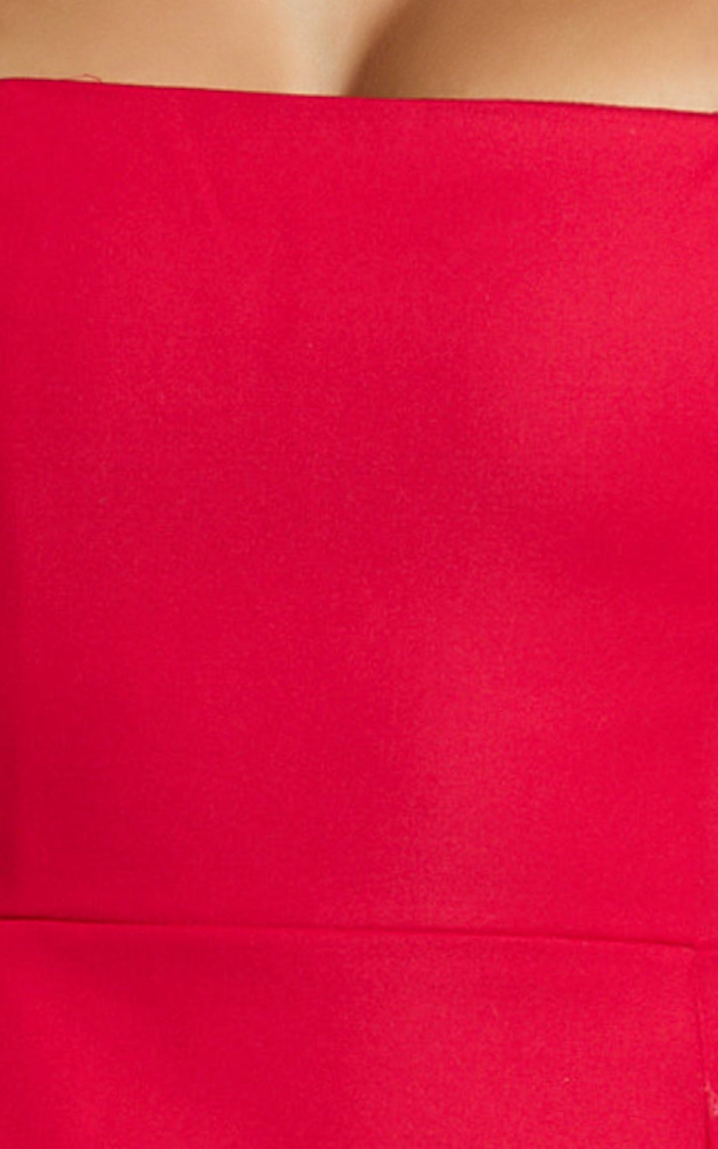 Dante Mini Dress - Halter Neck Tie Tulip Skirt Dress in Red