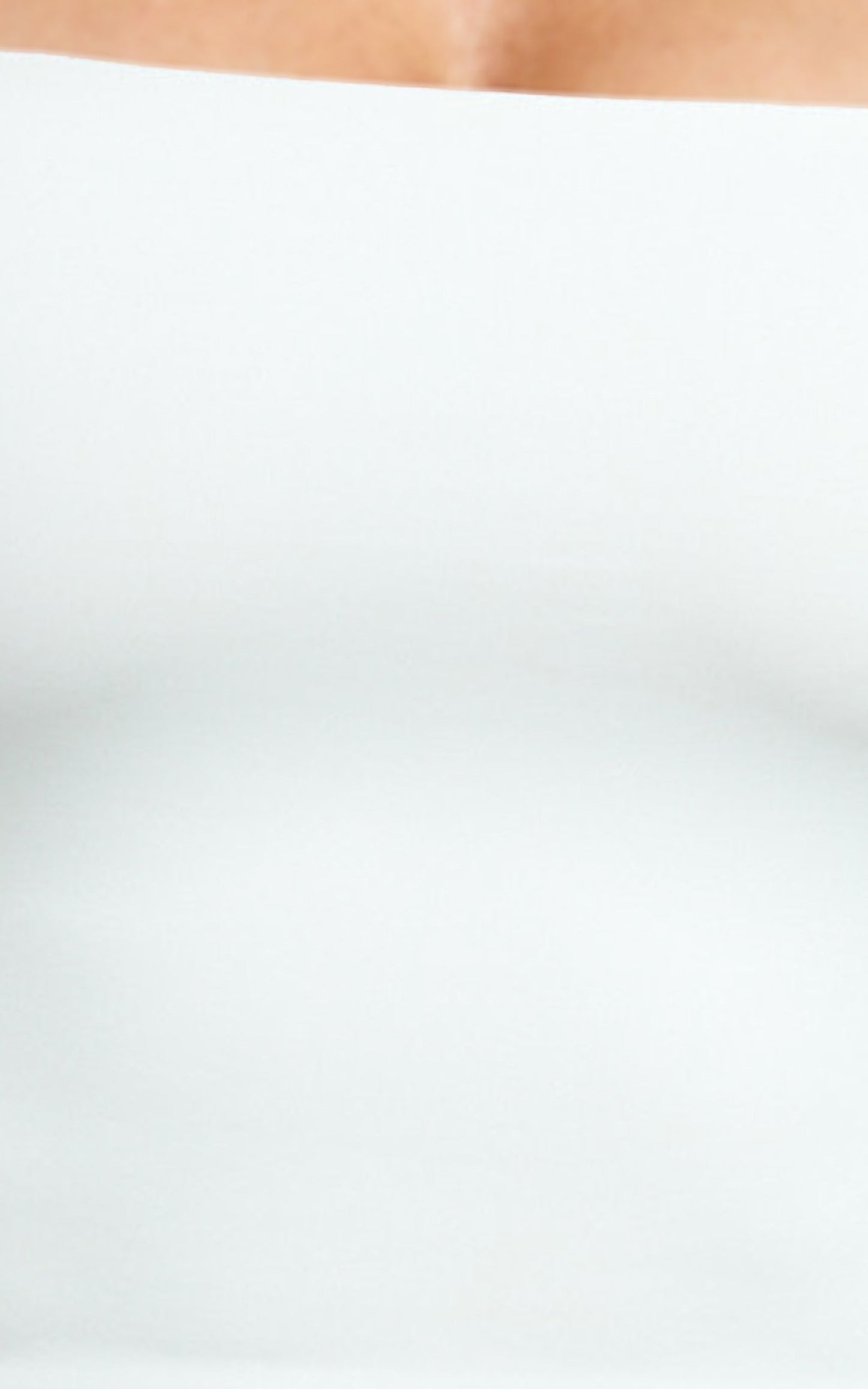 Delphine Top - Strap Straight Neck Top in White