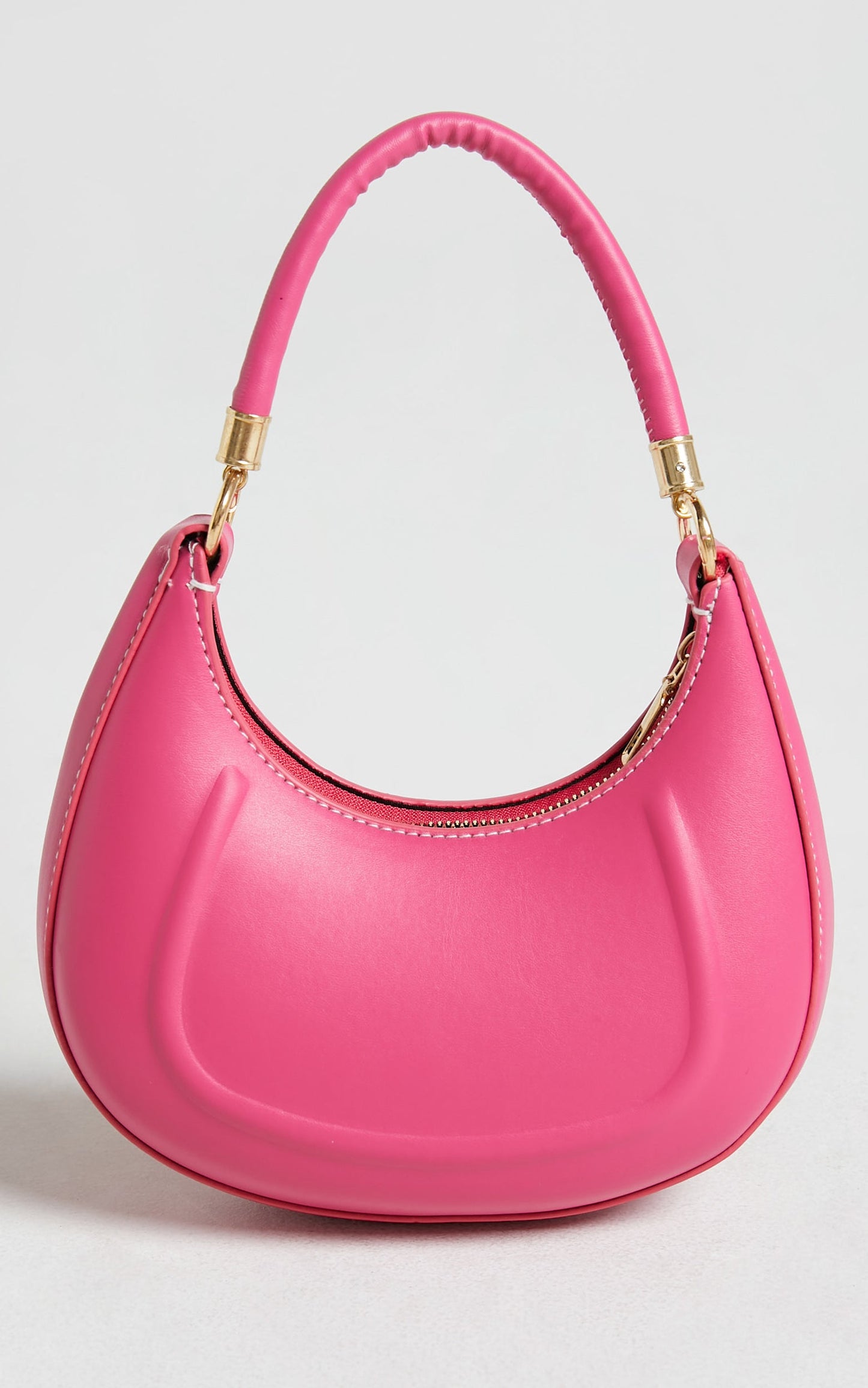 Demetria Bag - Half Moon Two Strap Bag in Pink