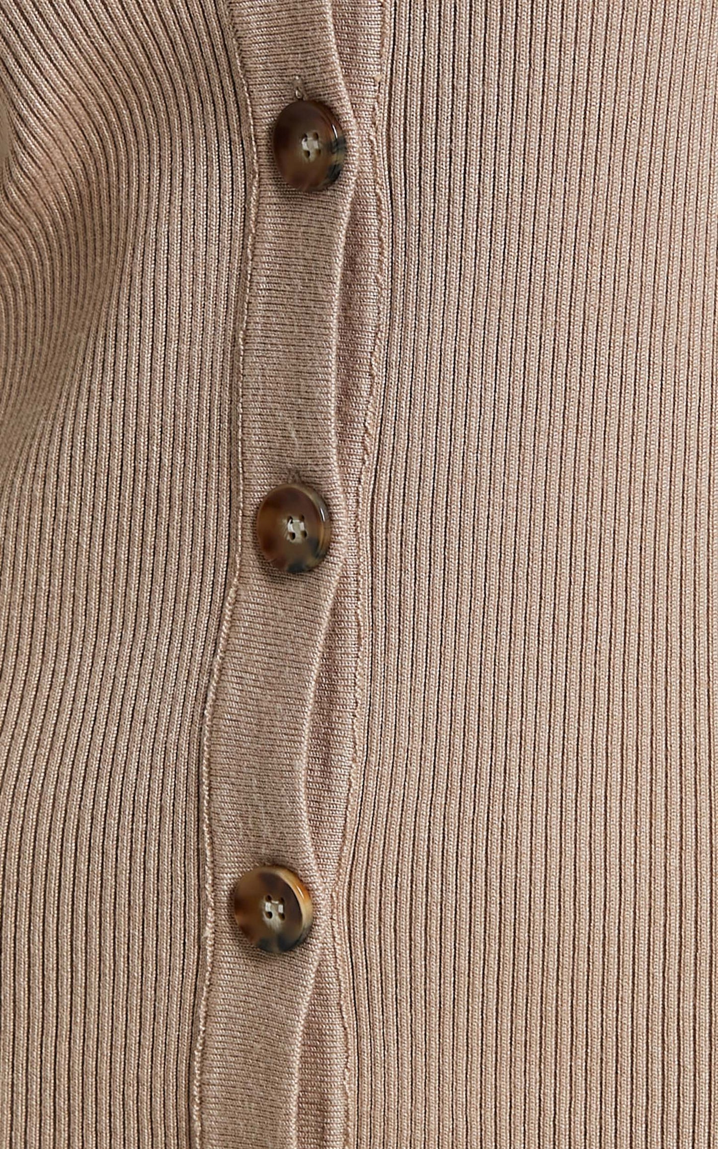 Earie Knit Dress in Beige