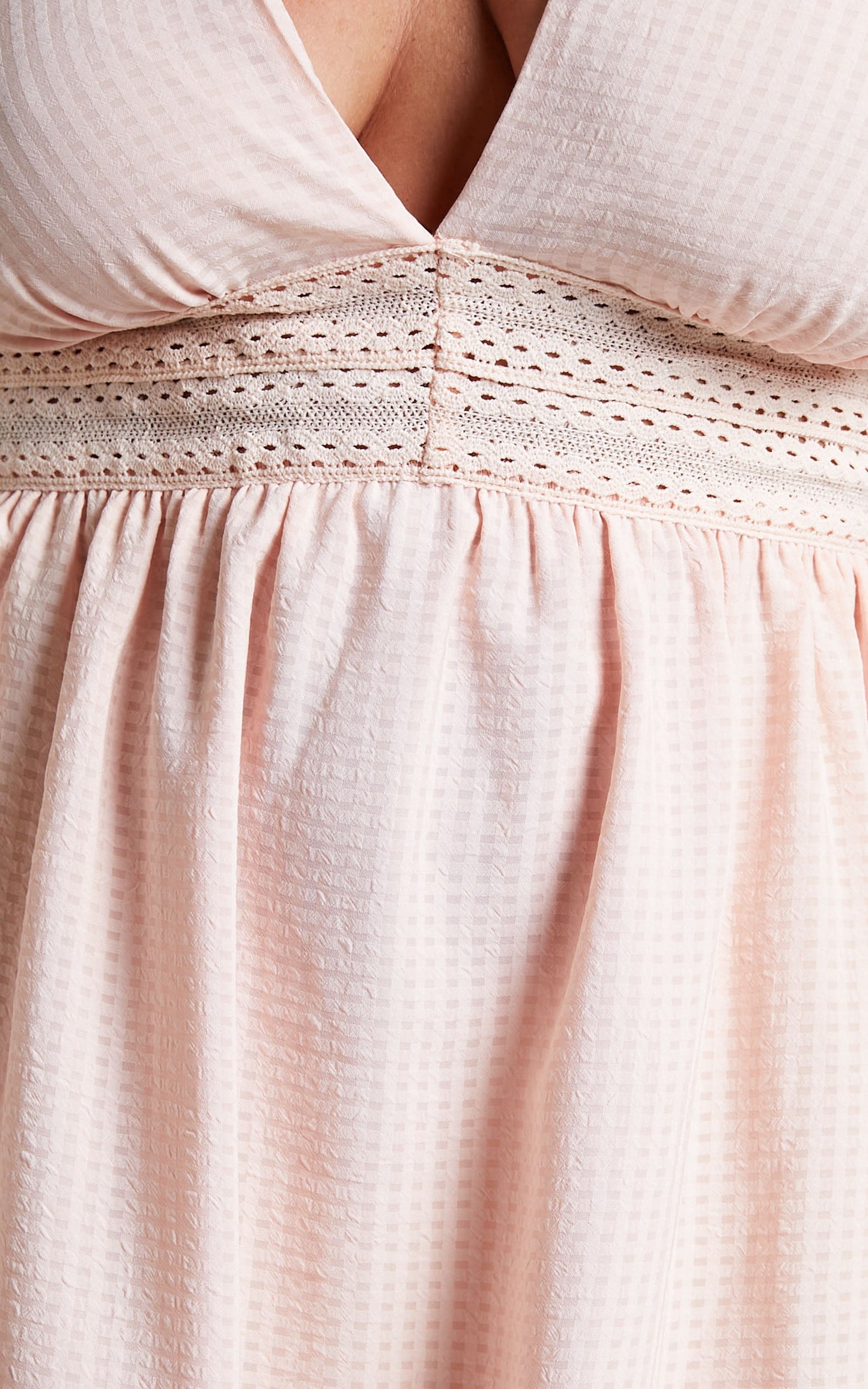 Earlena Puff Sleeve Open Back Mini Dress in Pale Pink