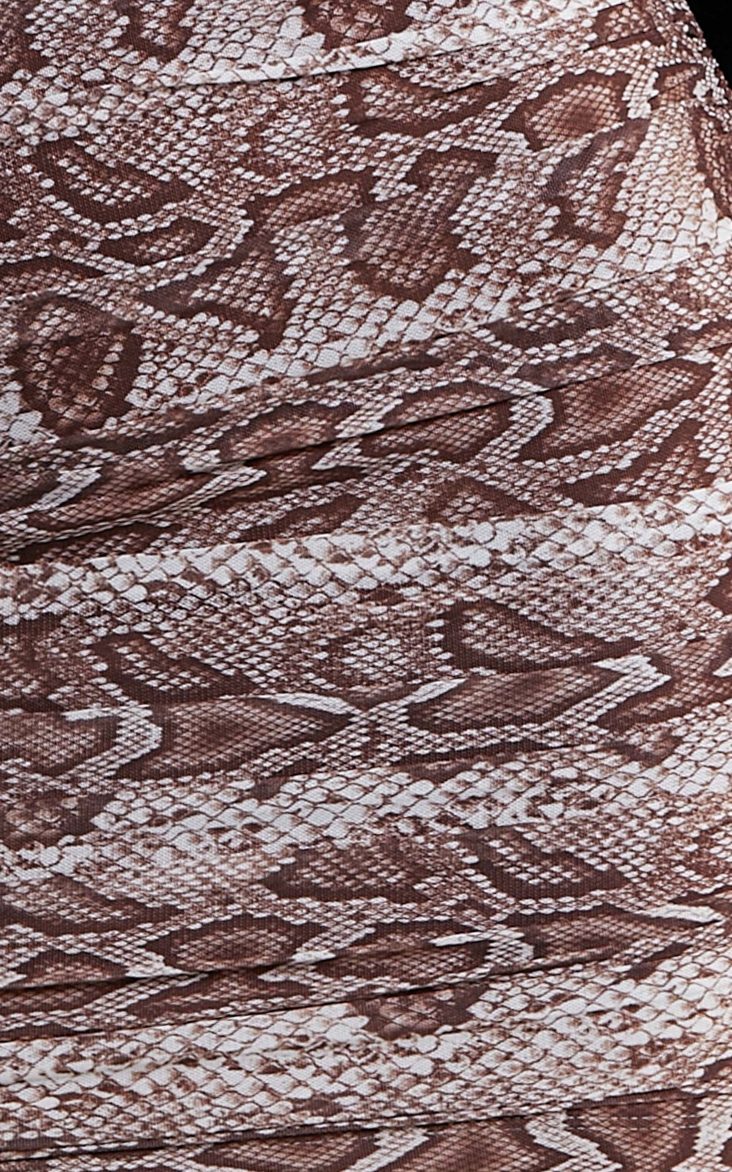 Ebby Mini Dress in Snake Print