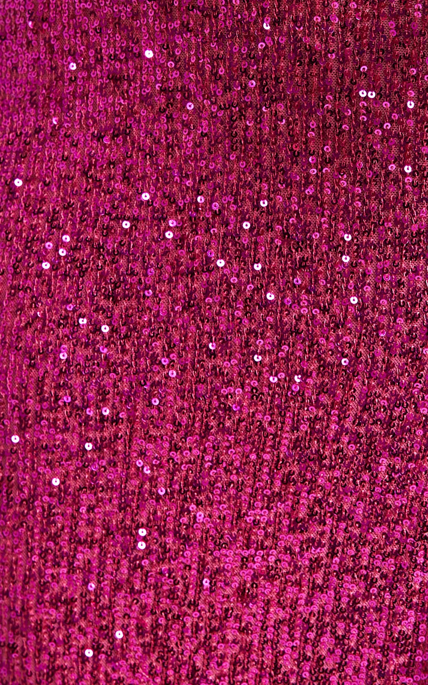Eliska Two Piece Set - Sequin Crop Top and High Slit Maxi Skirt Set in Pink